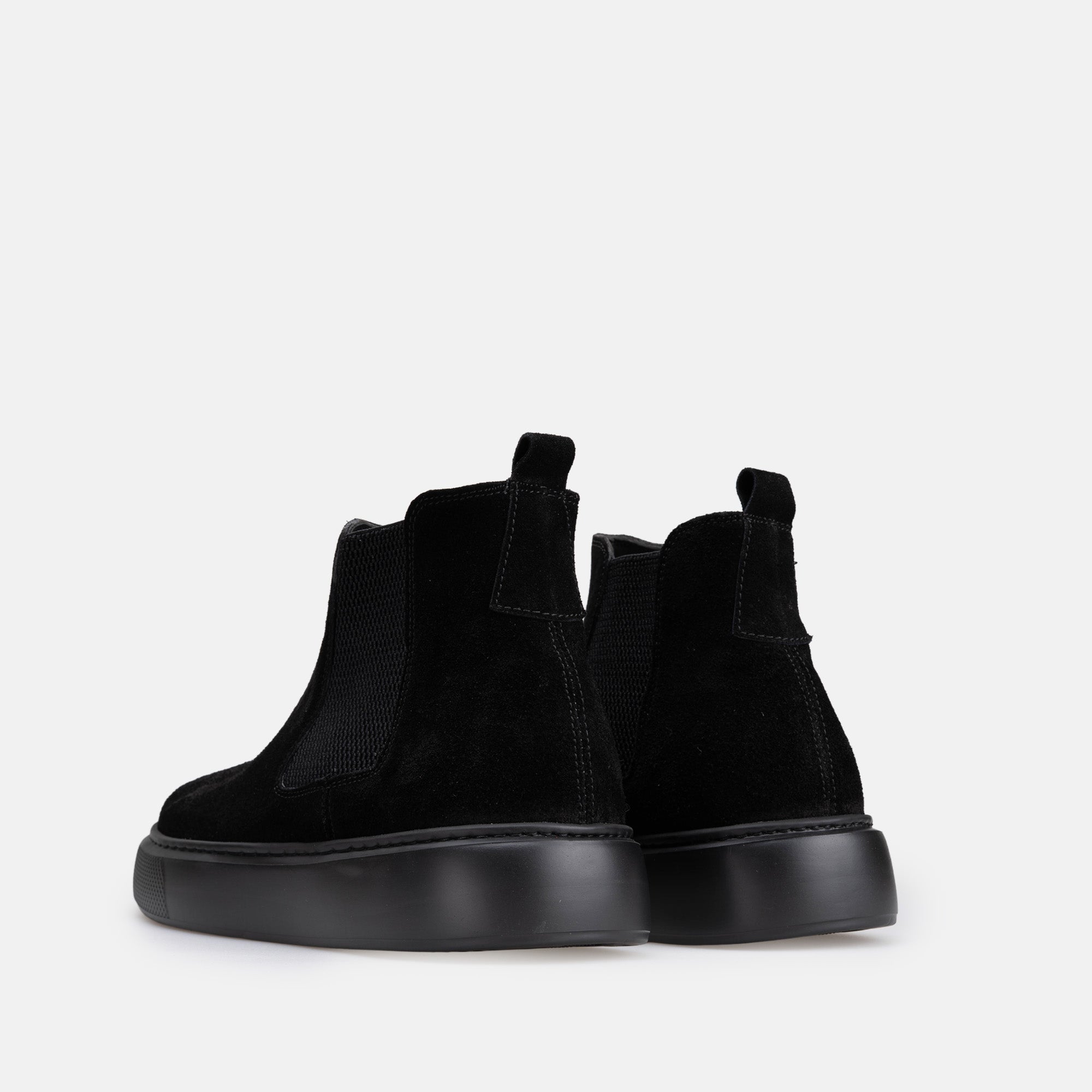 2178 Black Suede Ankle Boot