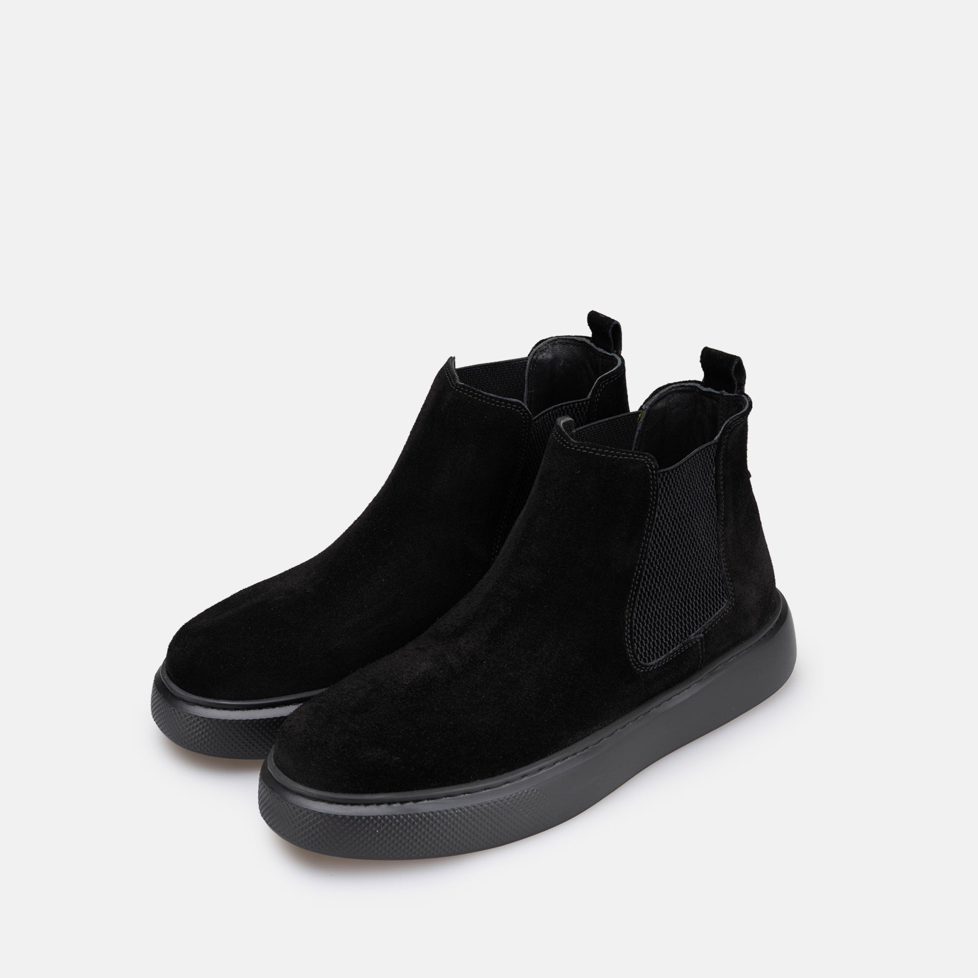 2178 Black Suede Ankle Boot