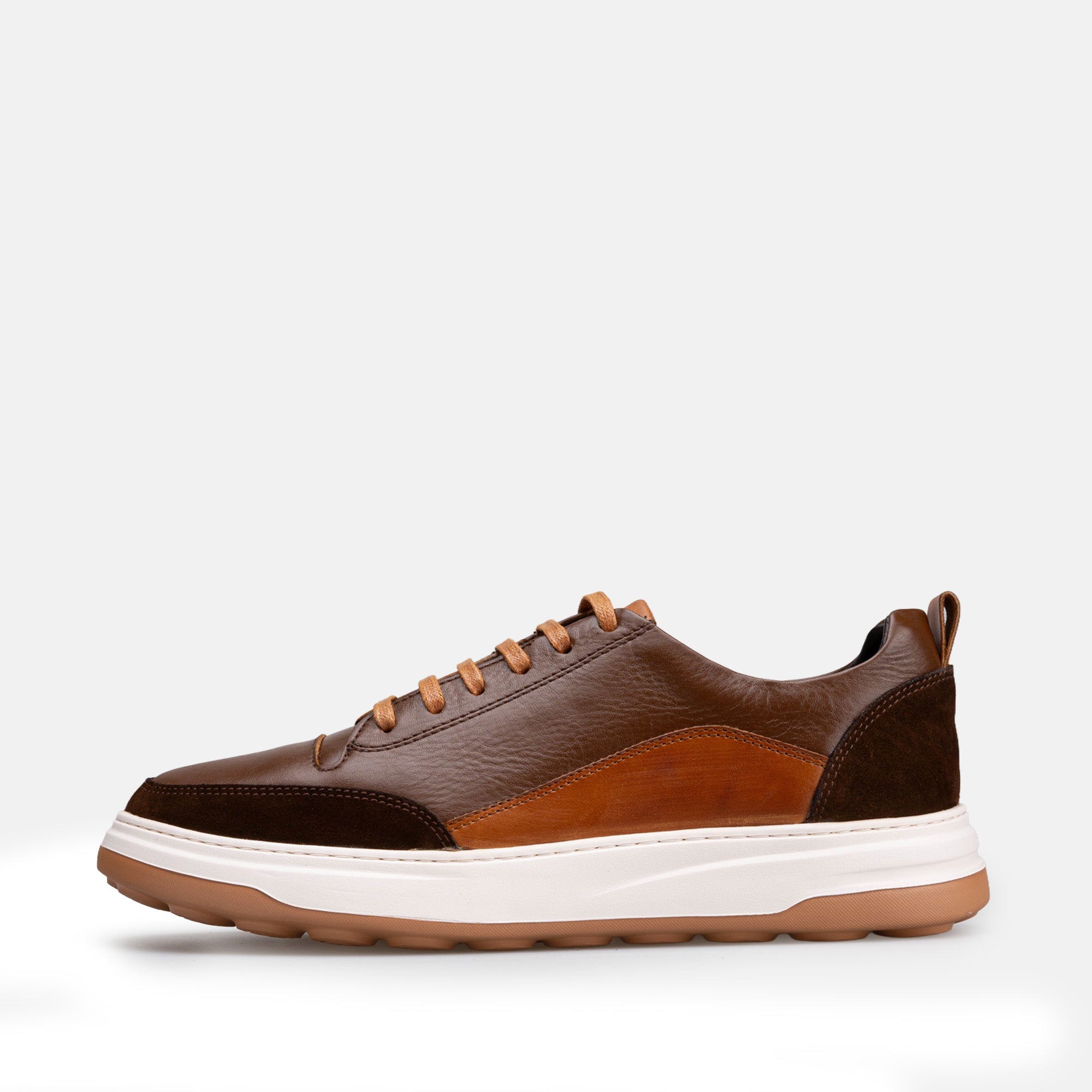 Volzak 6056 Brown leather sneaker