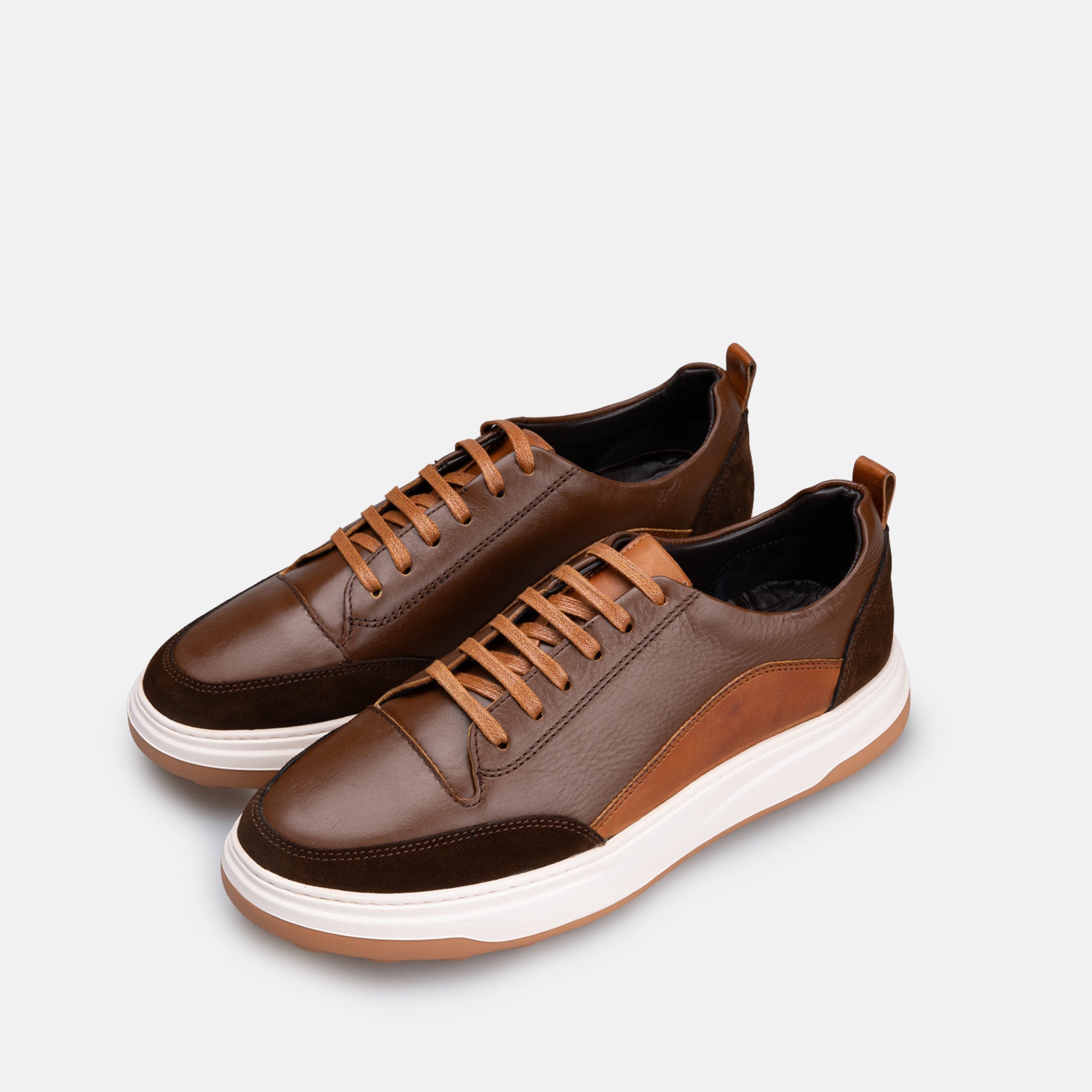 Volzak 6056 Brown leather sneaker
