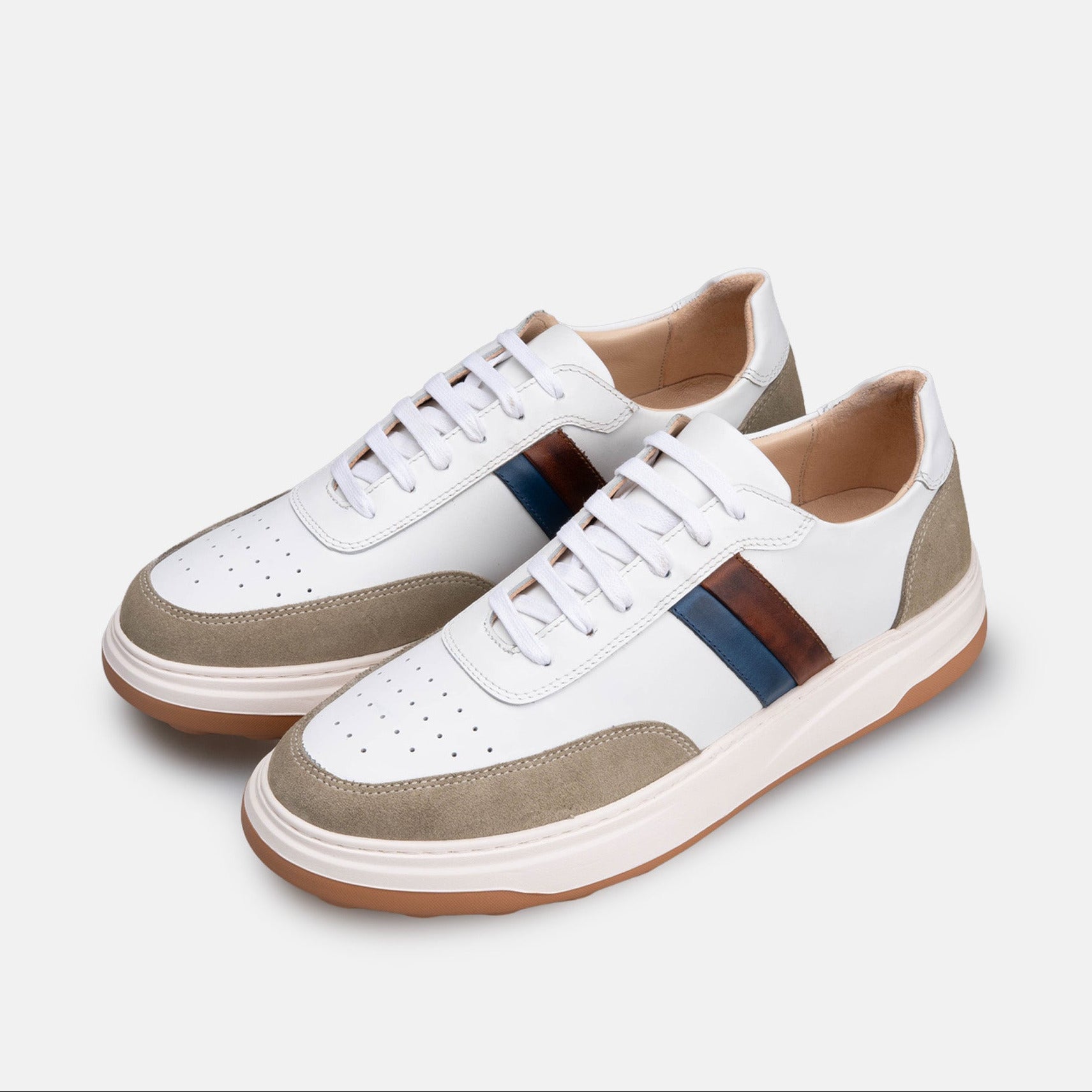 Volzak 7000 leather sneaker White