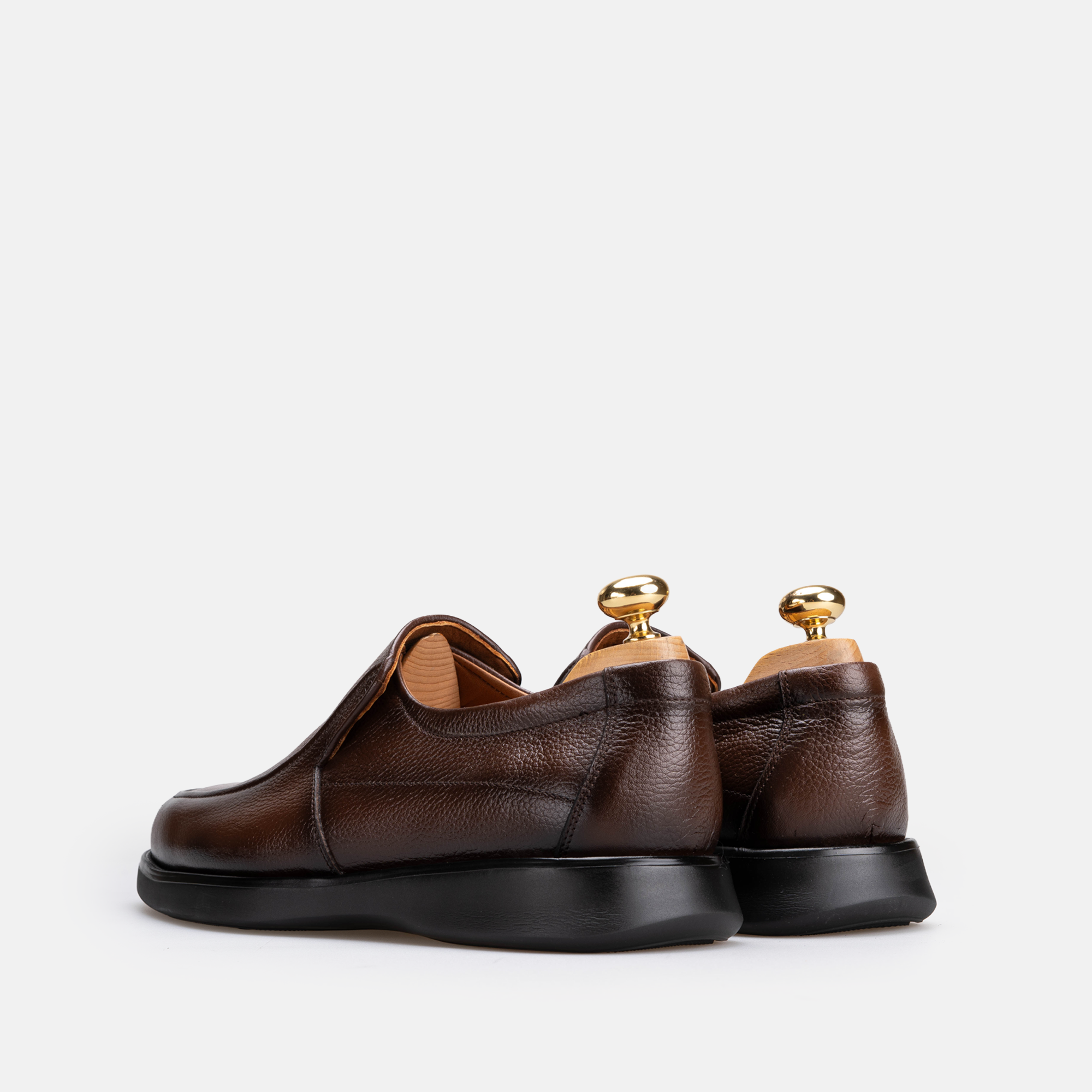 Volzak 5512 chaussure en cuir Marron Grainé