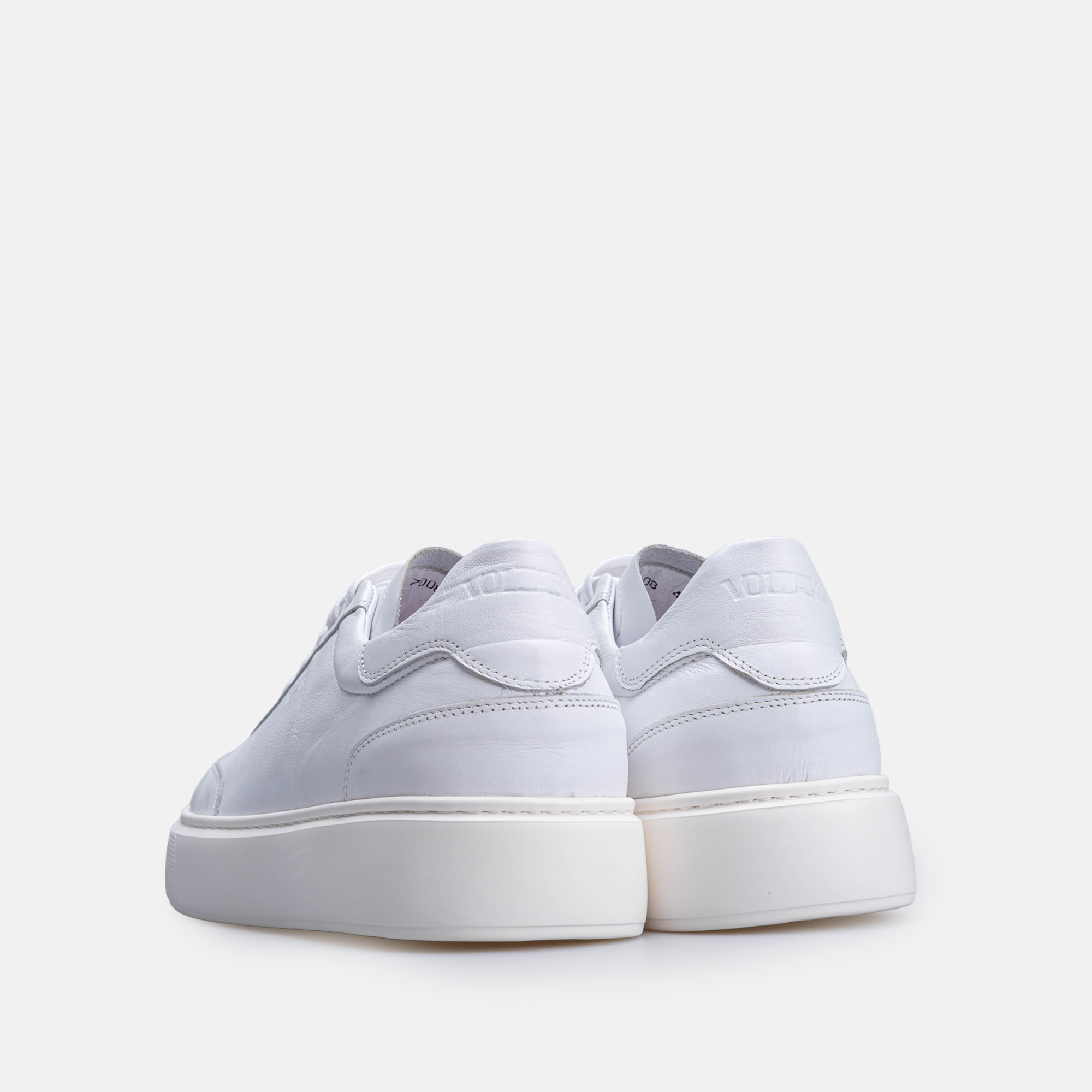 Volzak 7008 Basket en cuir Blanc