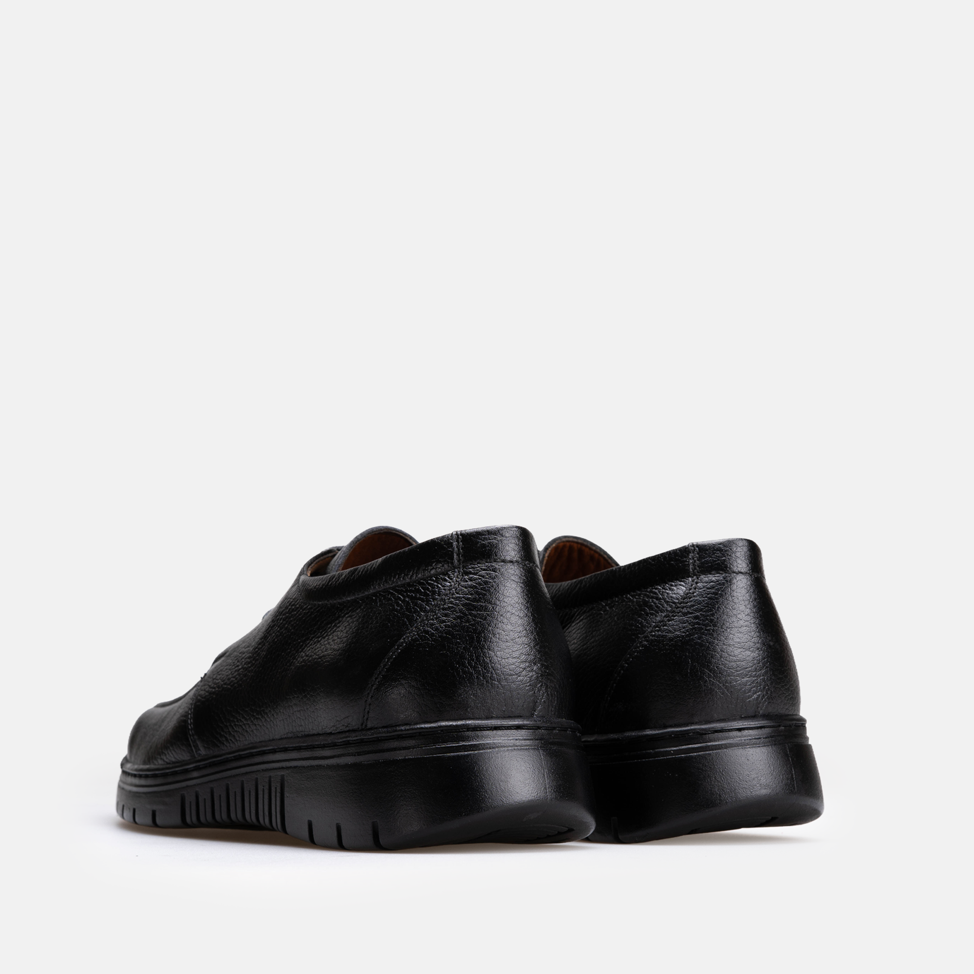 Volzak 5519 chaussure en cuir Noir Grainé