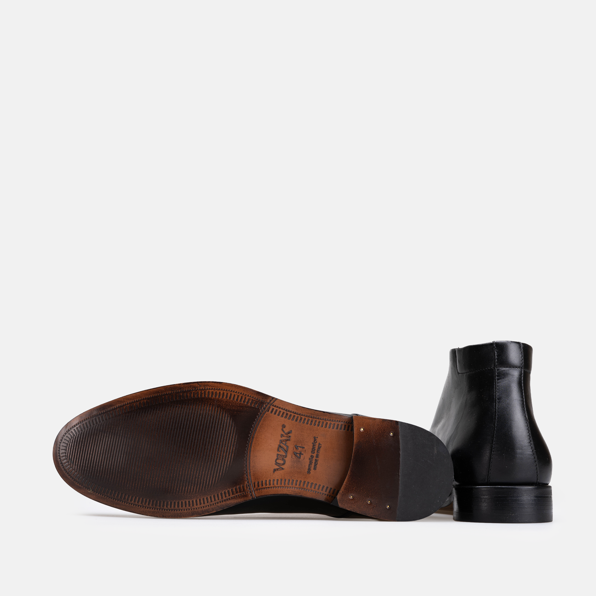 Volzak 5517 Bottine en cuir Noir