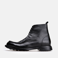 Volzak 5515 Bottine en cuir Noir Grainé