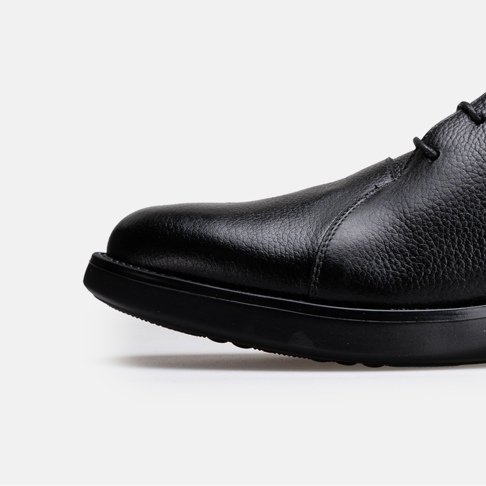 Volzak 5521 Bottine en cuir Noir Grainé