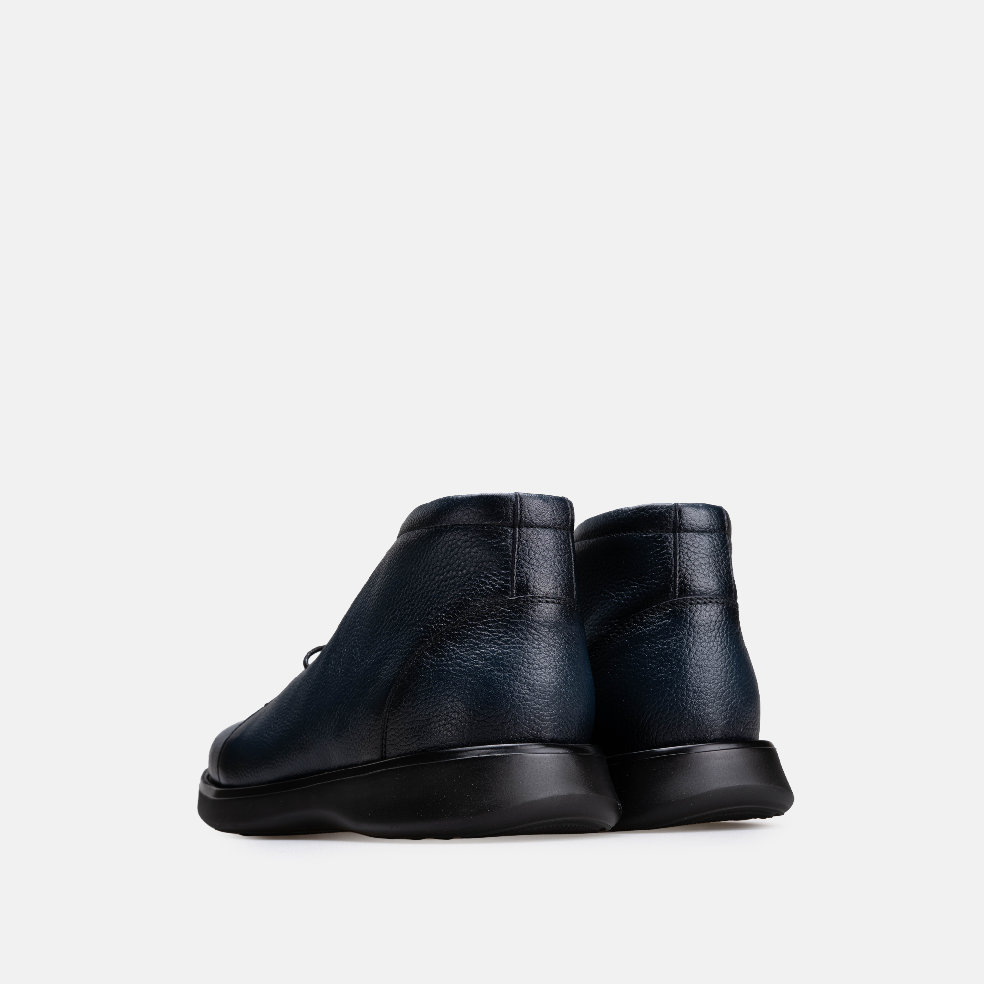 Volzak 5521 Bottine en cuir Bleu Grainé