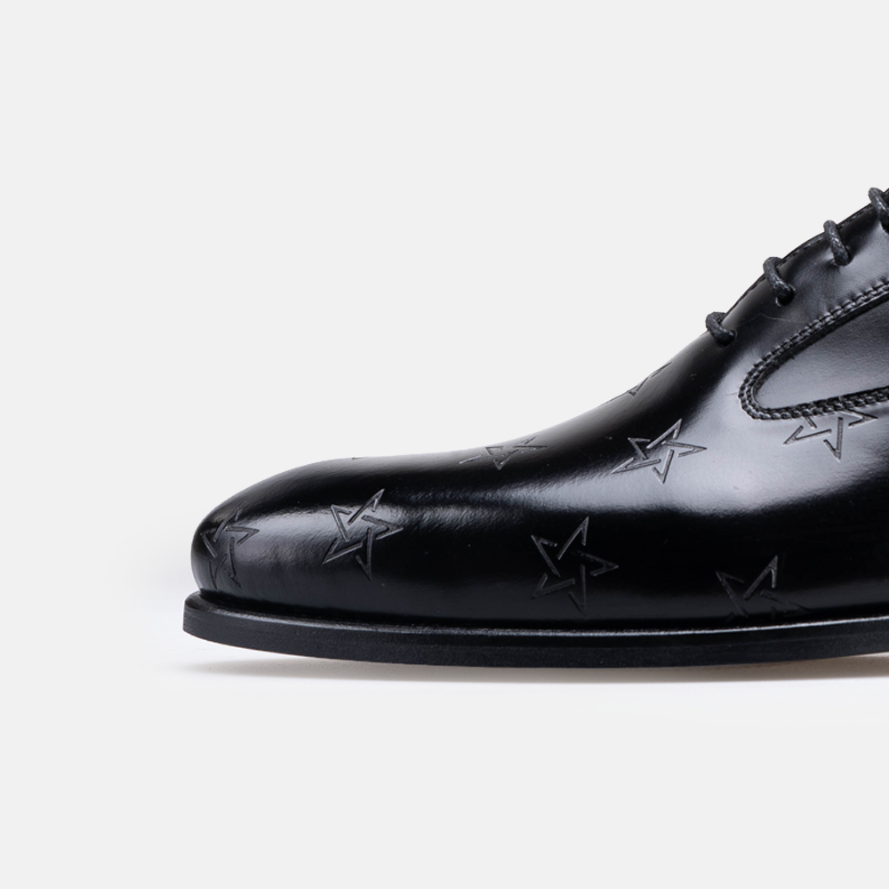 Édition limitée Volzak Morocco chaussure en cuir Noir Démasquable