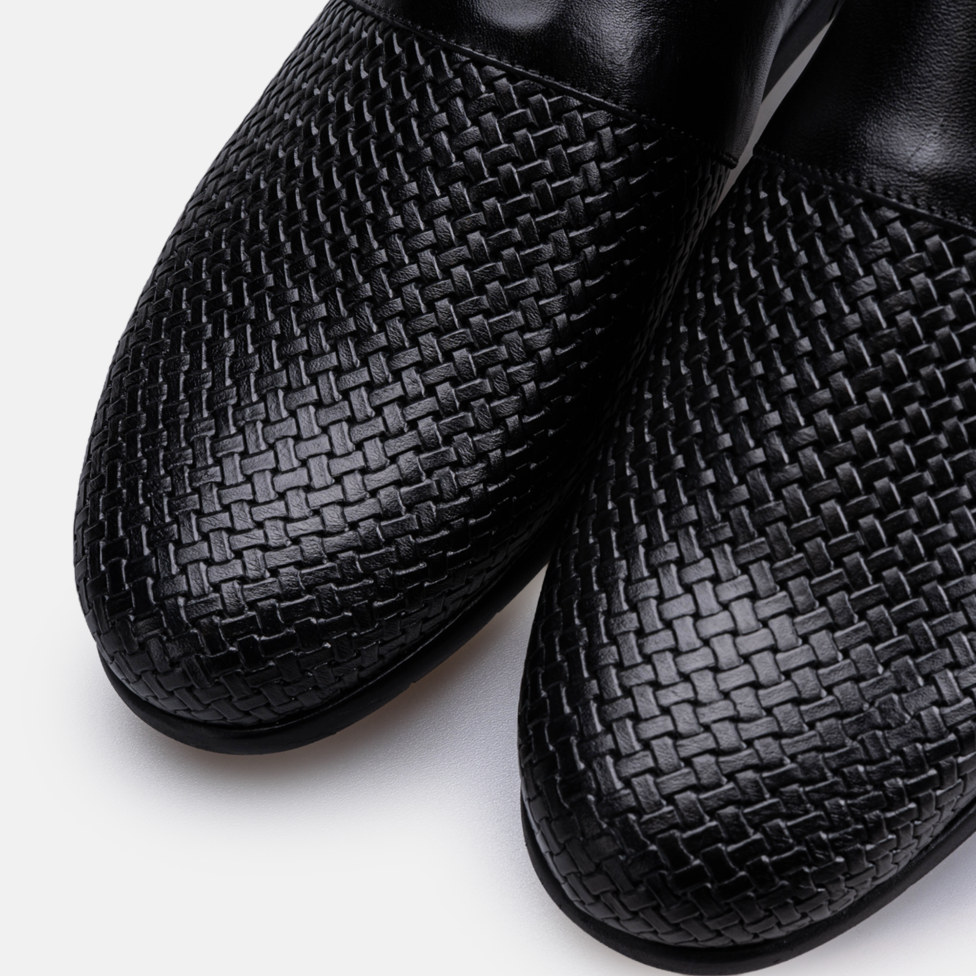 Volzak 5605 Mule en cuir Noir