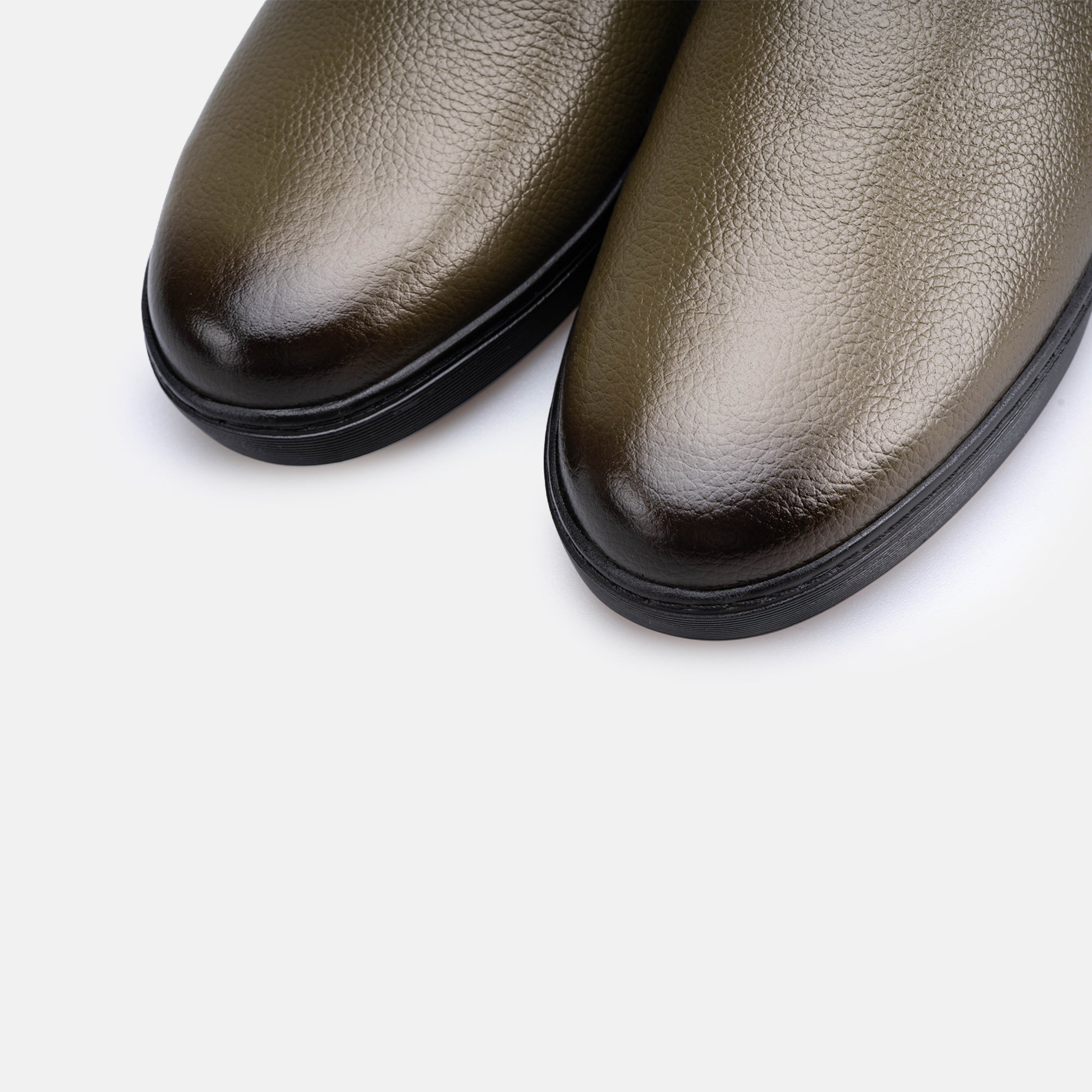 Volzak 5602 Mule en cuir Vert Grainé