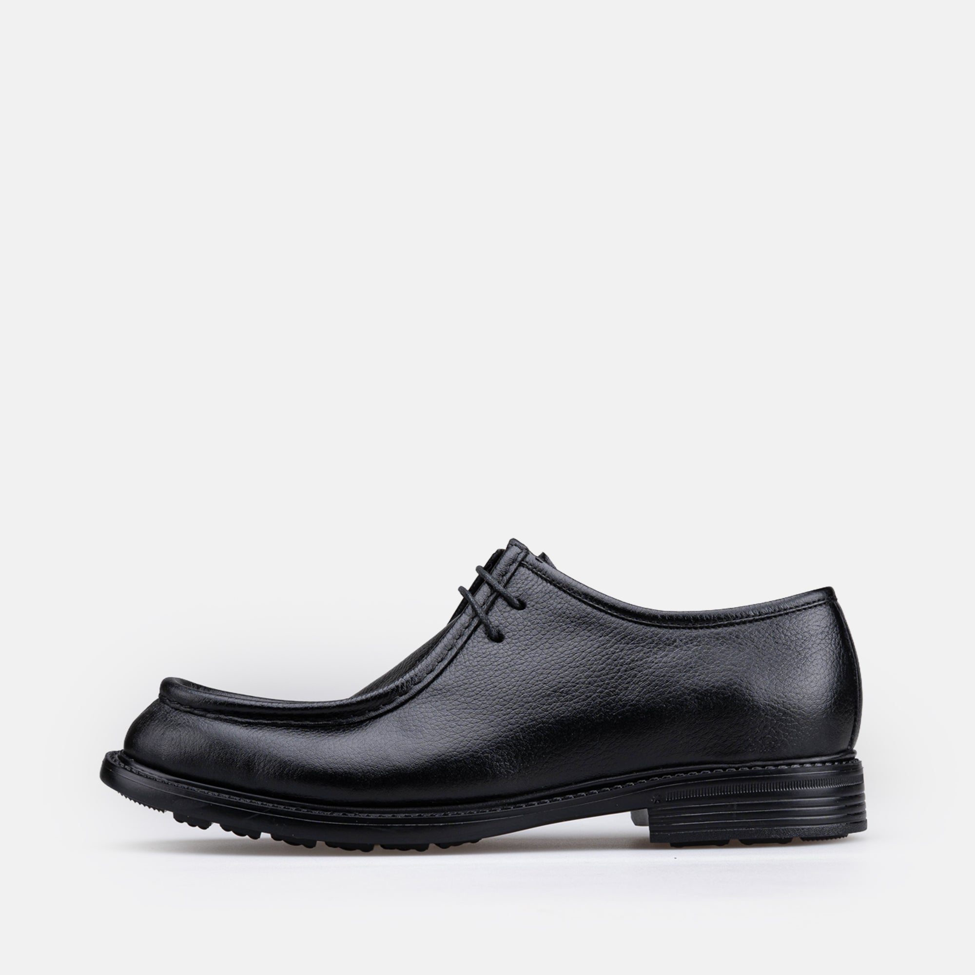 Volzak 5545 chaussure en cuir Noir Grainé
