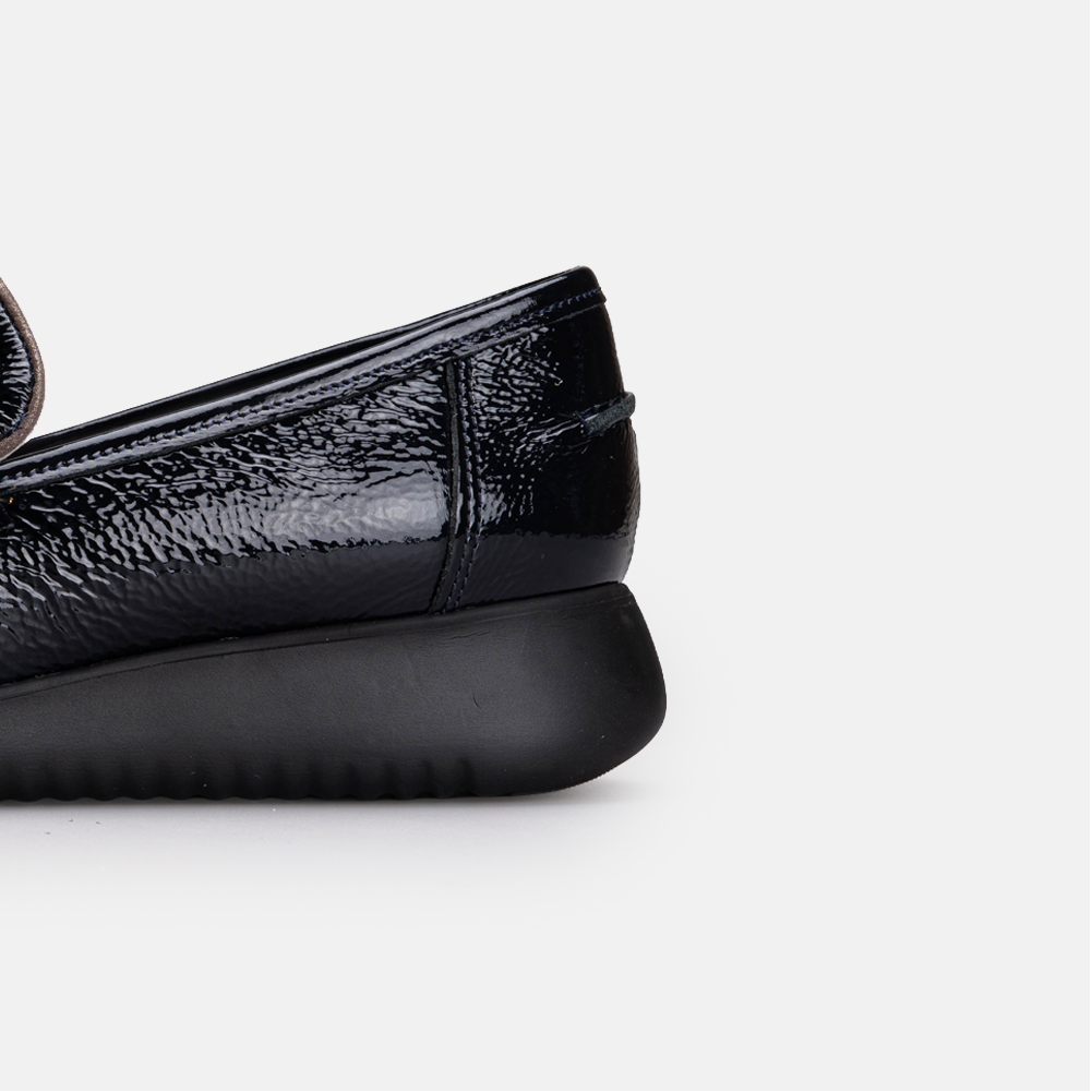 Volzak 703 Chaussure en cuir Noir Vernis