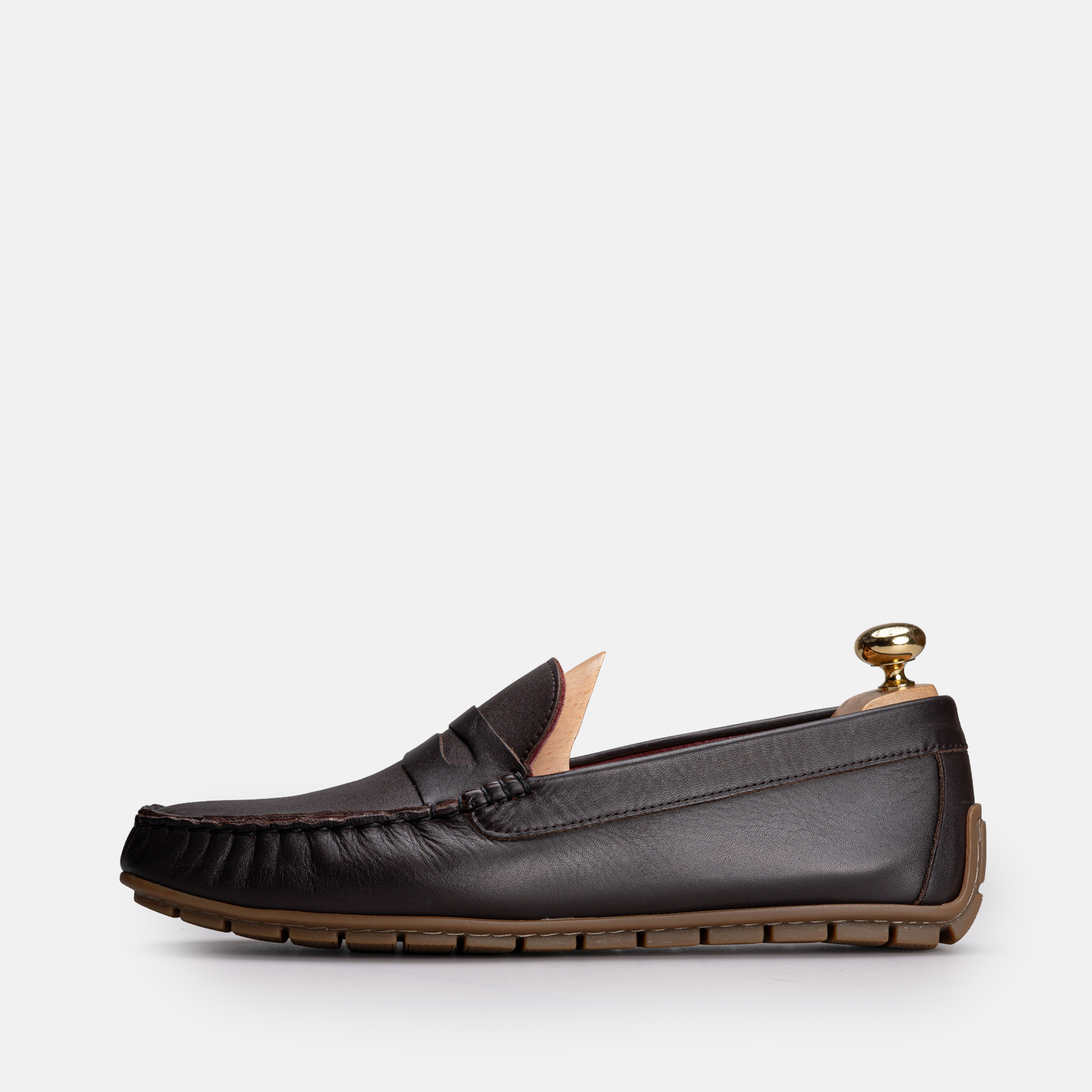 Volzak 704 s Mocassin en cuir Marron