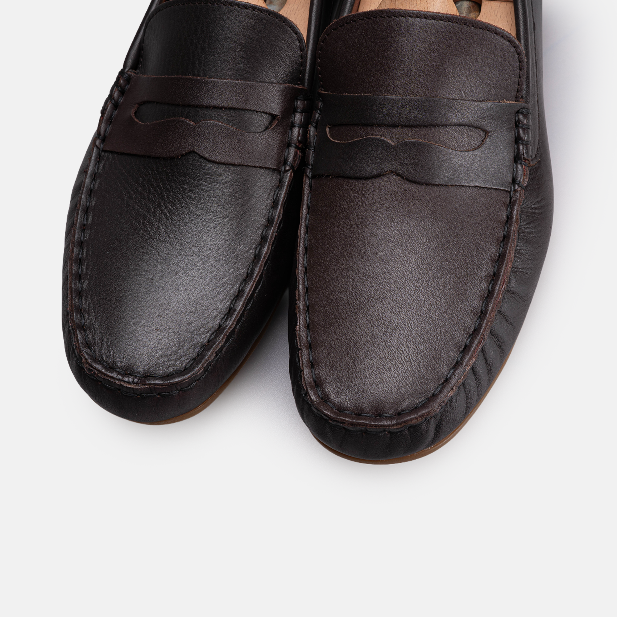 Volzak 704 s Mocassin en cuir Marron