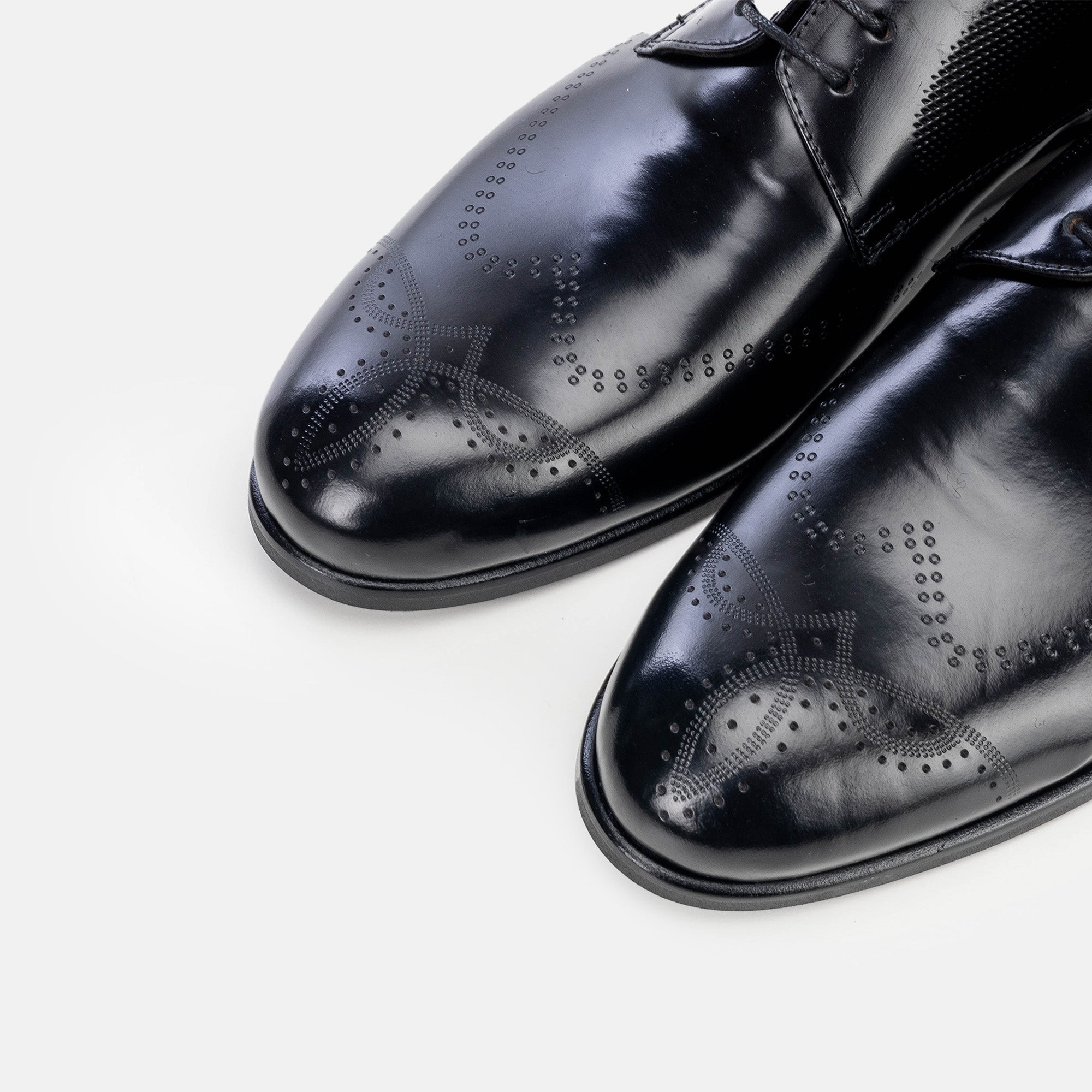 Volzak 5343 chaussure en cuir Démasquable Noir