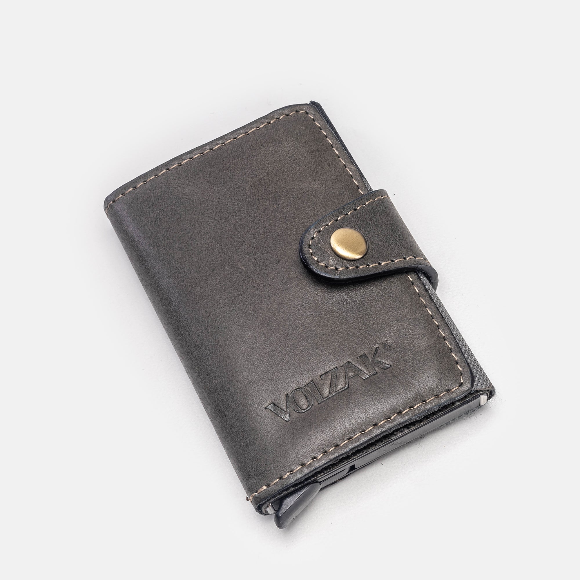 Volzak 080 Portefeuille En Cuir Vert