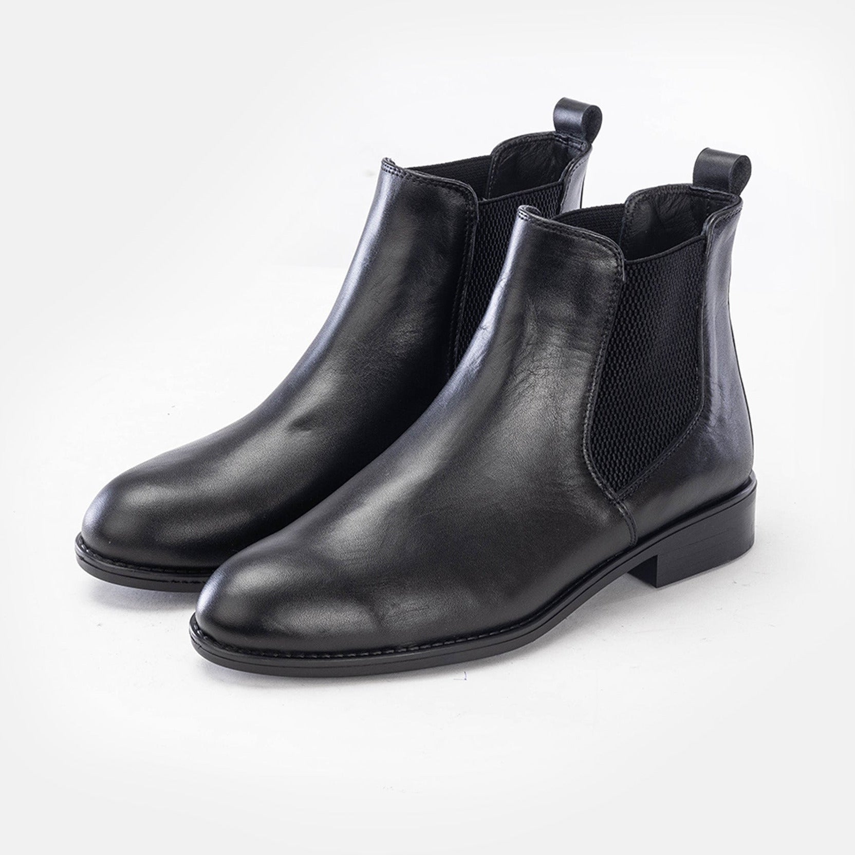 Volzak 048 Bottine en cuir Noir