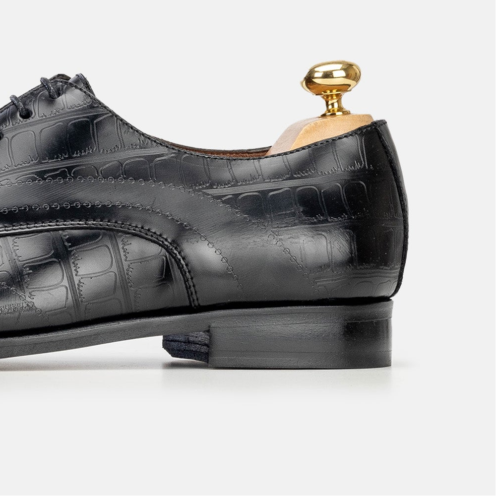 Volzak 5337 chaussure en cuir Démasquable Noir