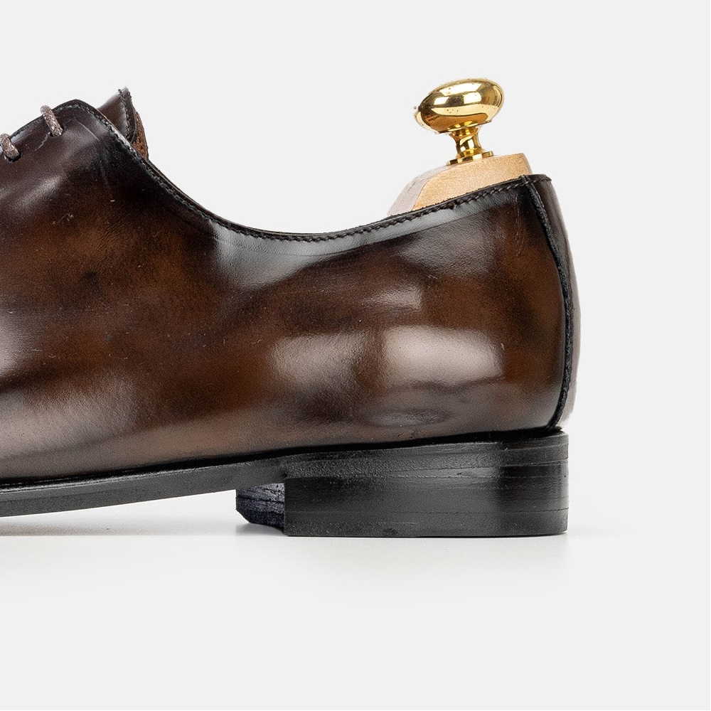 Volzak 5332 chaussure en cuir Démasquable Marron vintage