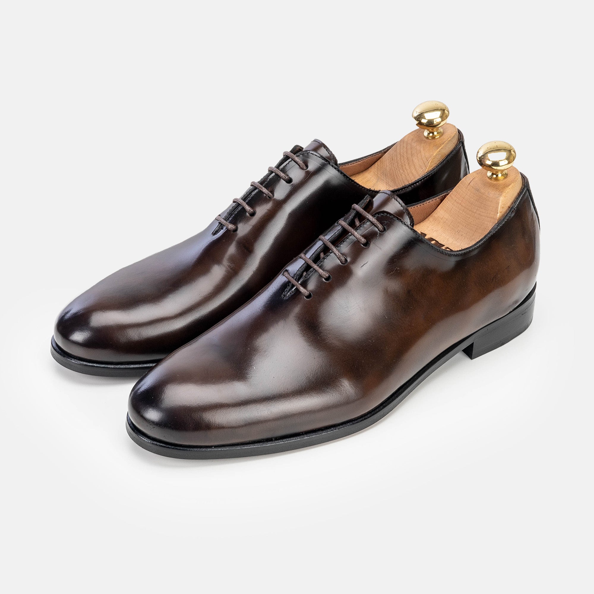 Volzak 5332 chaussure en cuir Démasquable Marron vintage