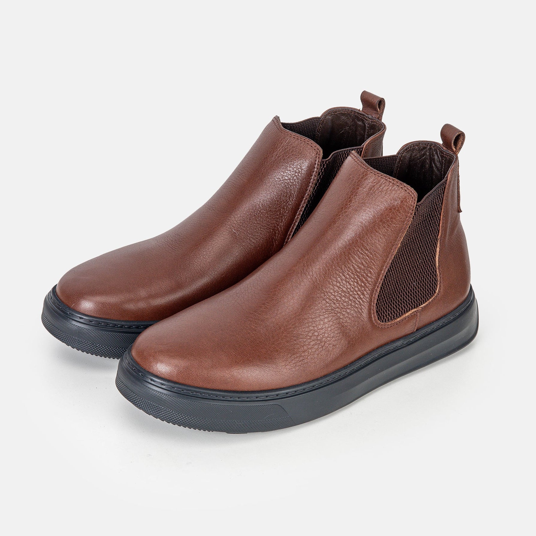 Volzak 2187 Brown Leather Ankle Boot