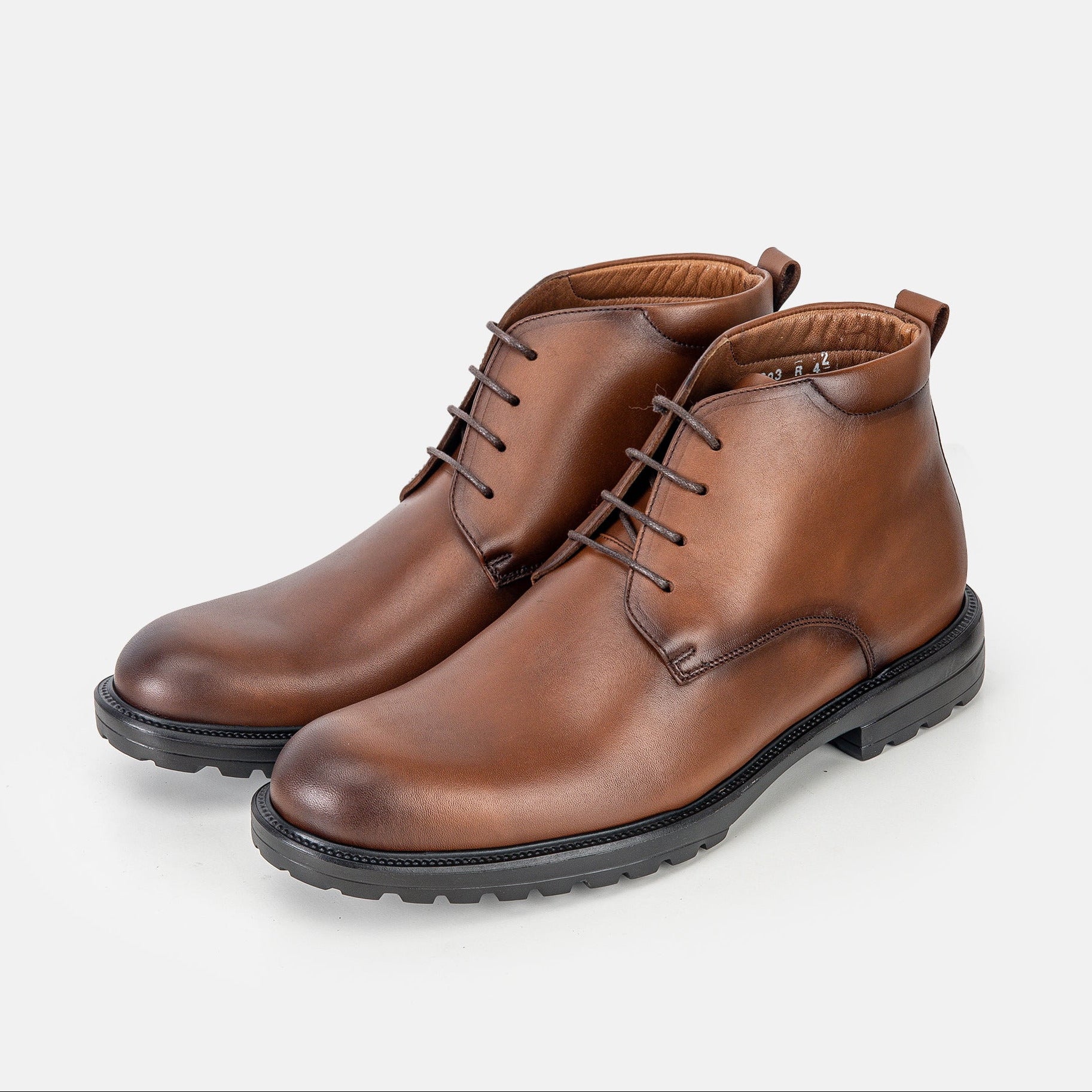 Volzak 5303 Vintage Brown Leather Ankle Boot