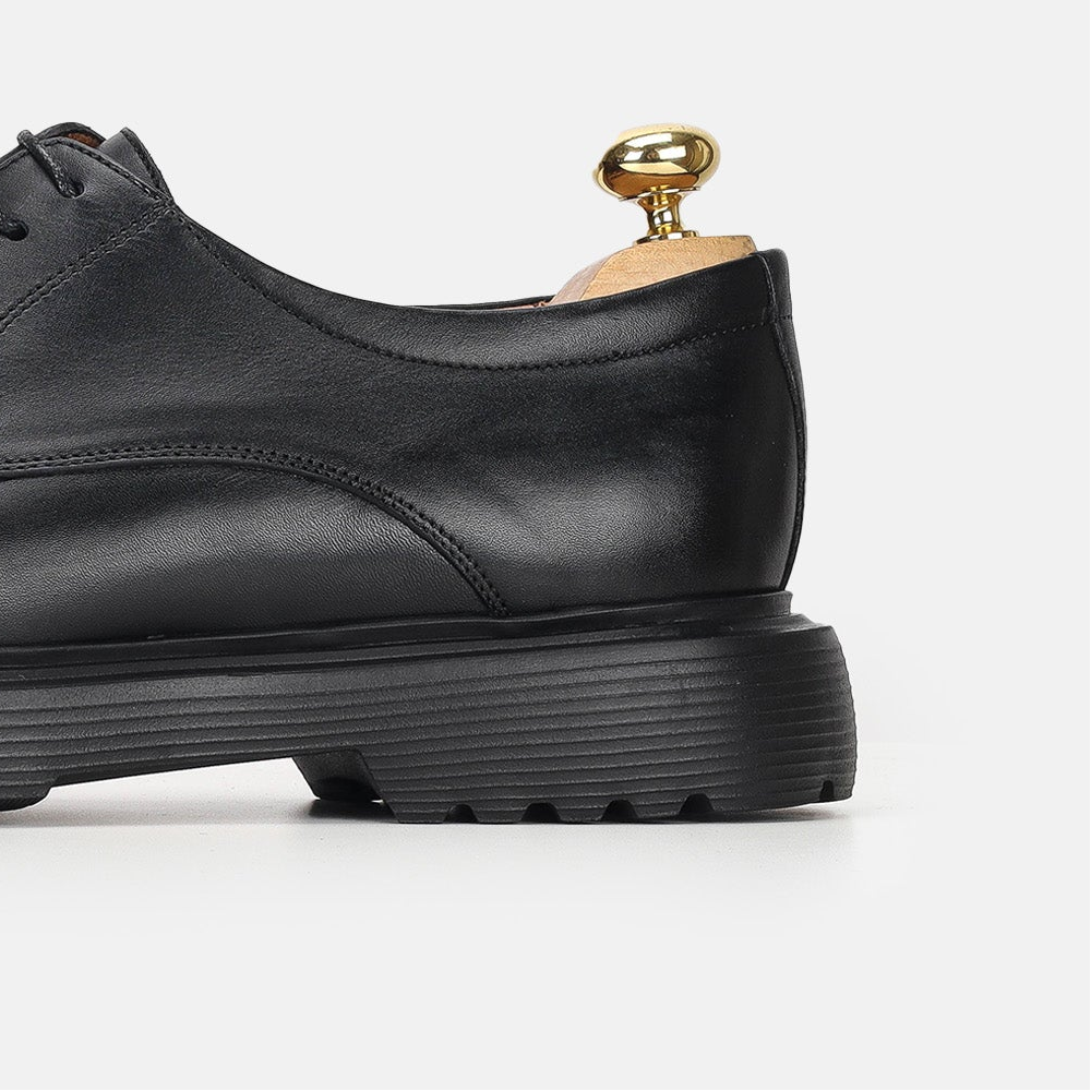 Volzak 5311 leather shoe Black