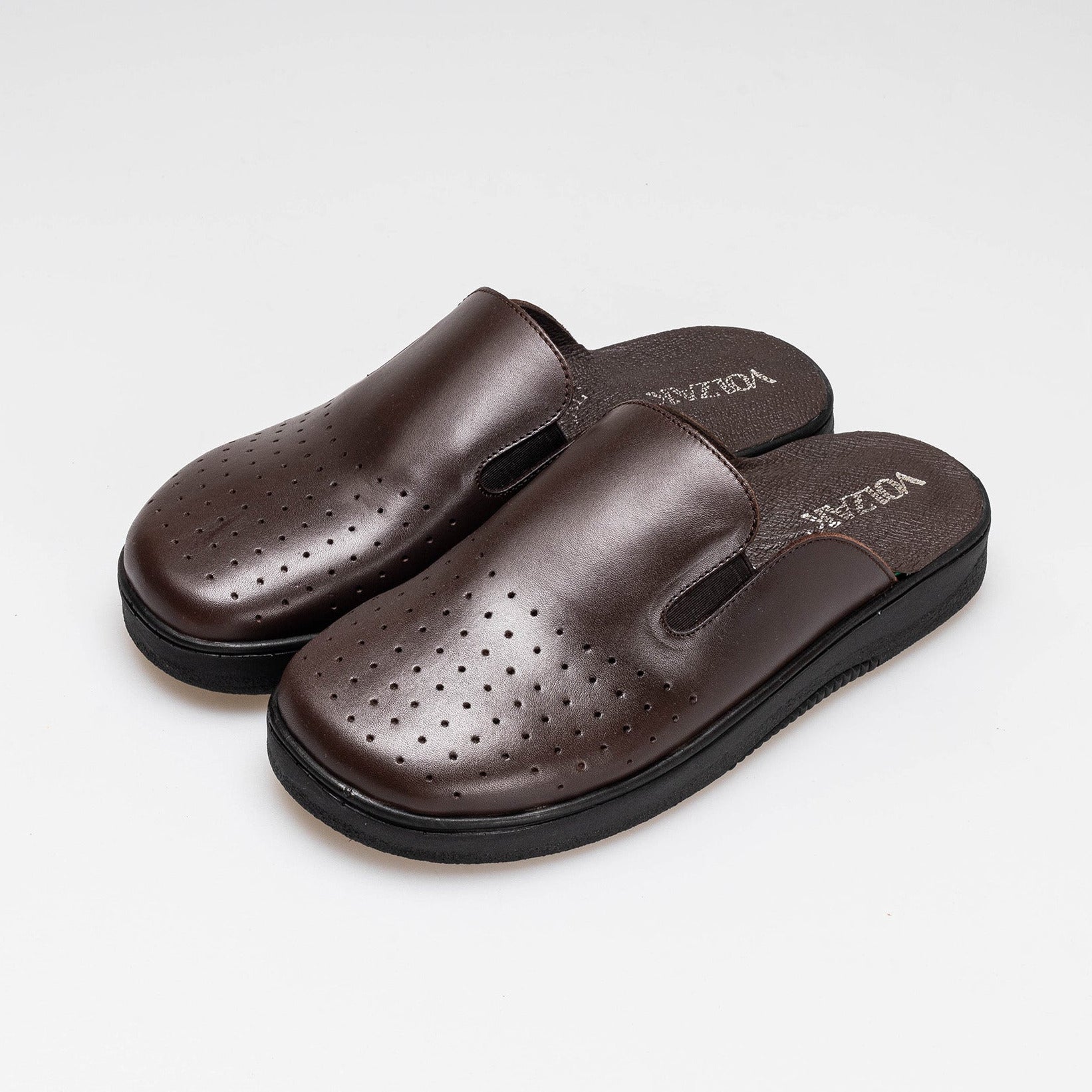 Volzak 5400 Brown Leather Clog