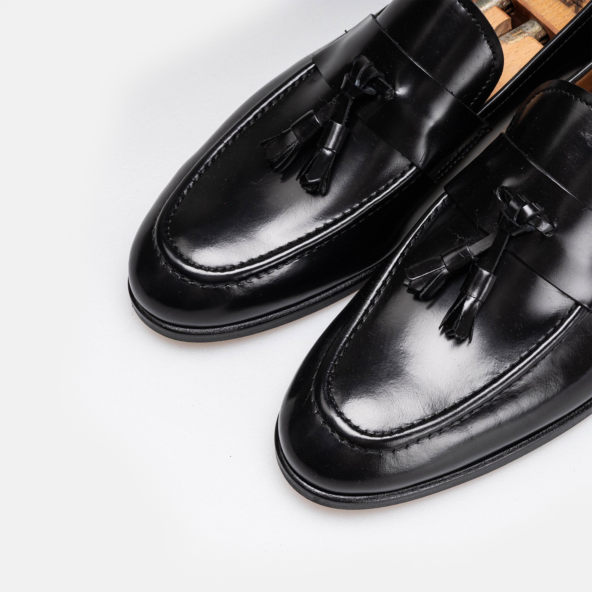 Volzak 5346 chaussure en cuir Démasquable Noir