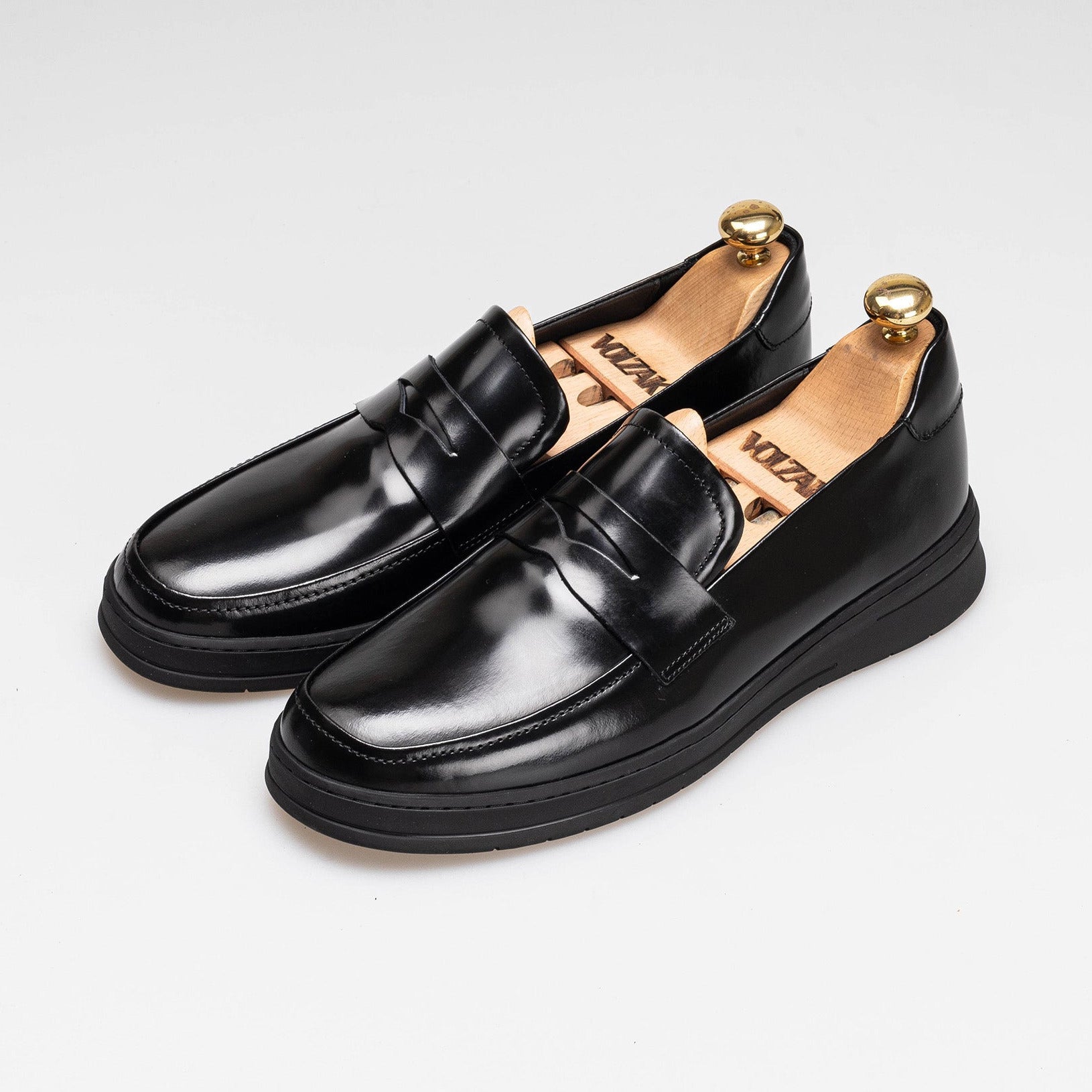 Volzak 3075 chaussure en cuir Démasquable Noir