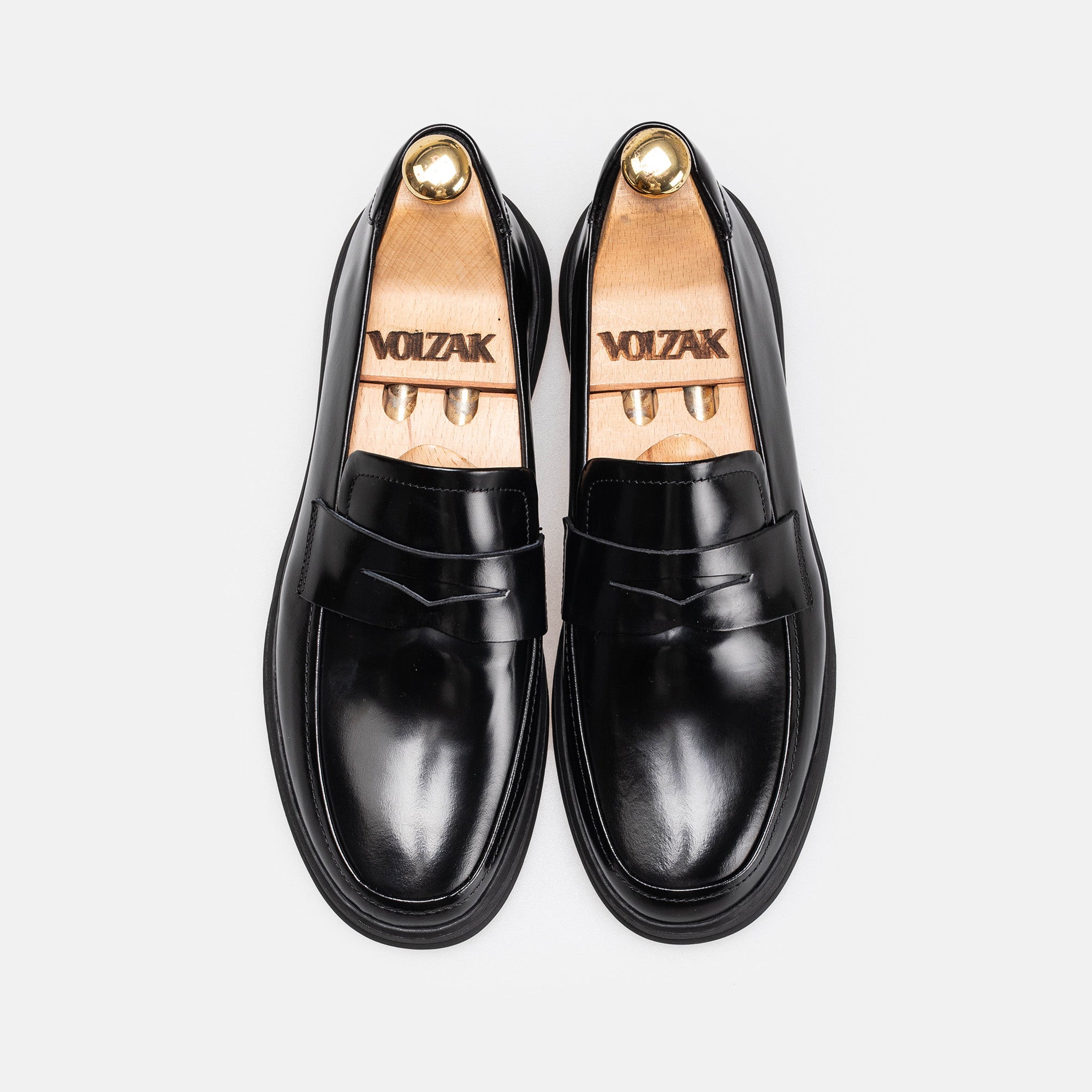 Volzak 3075 chaussure en cuir Démasquable Noir