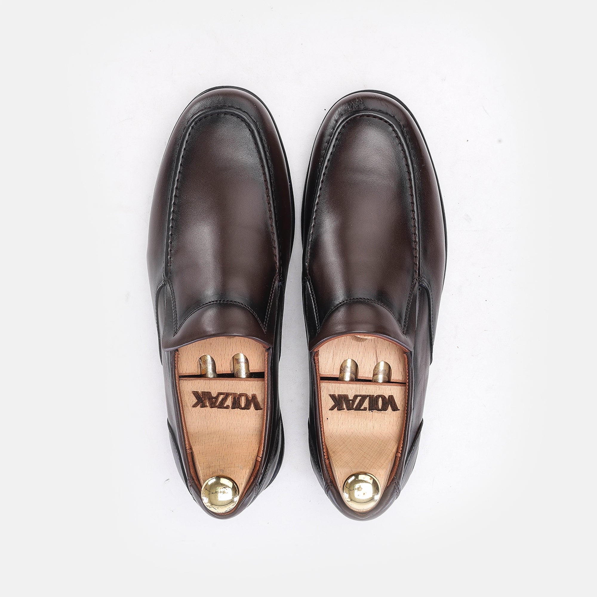 Volzak 5163 chaussure cuir marron