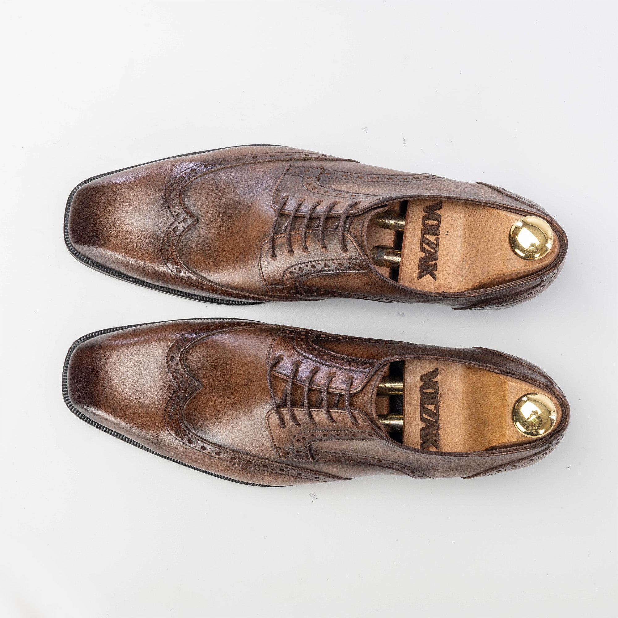 Volzak 1304 Chaussure en cuir Marron vintage