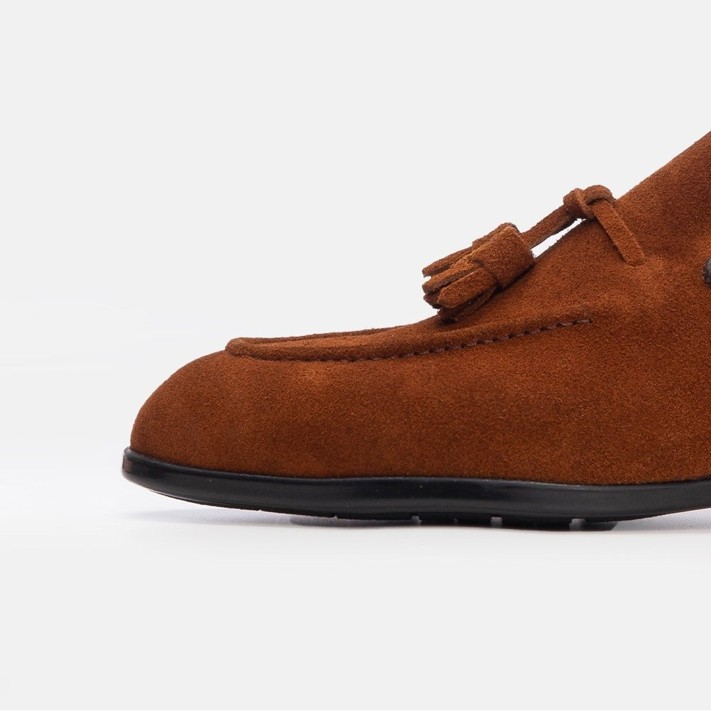 Volzak 5208 camel suede shoe