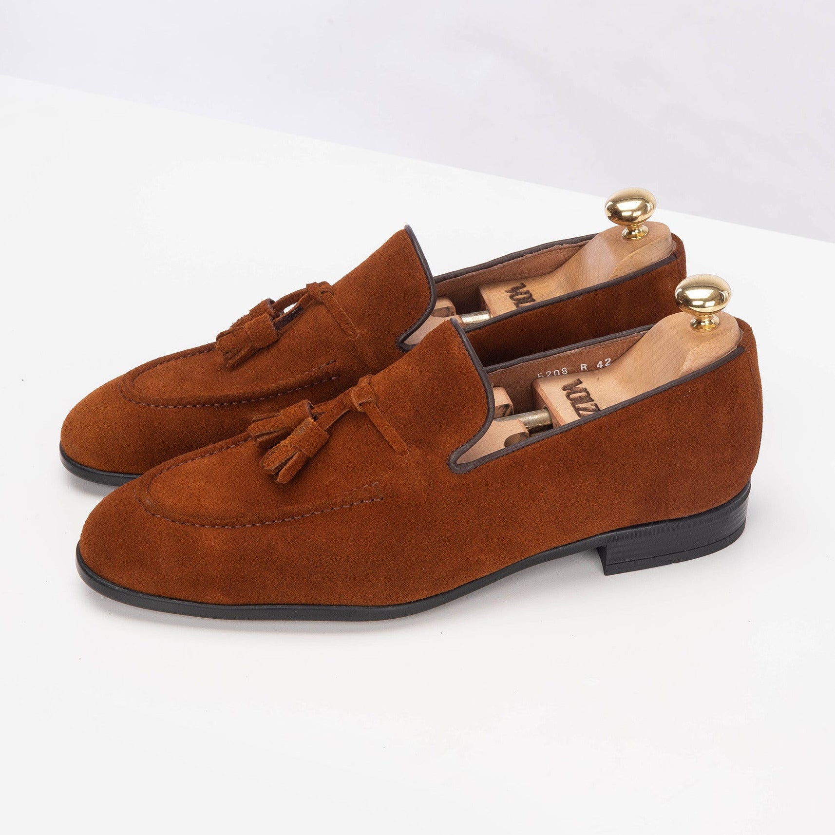 Volzak 5208 camel suede shoe