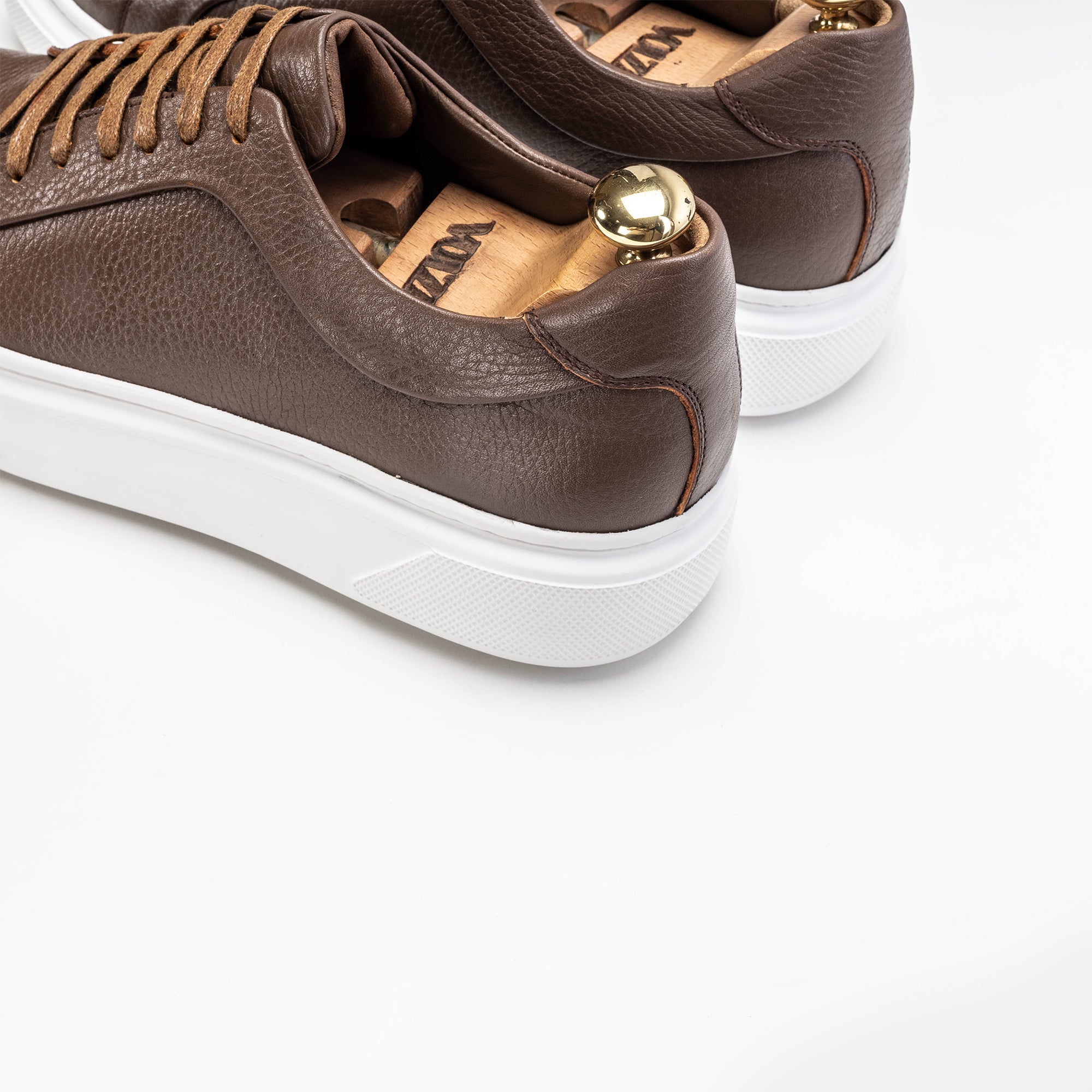 Volzak 400 Basket en cuir Marron