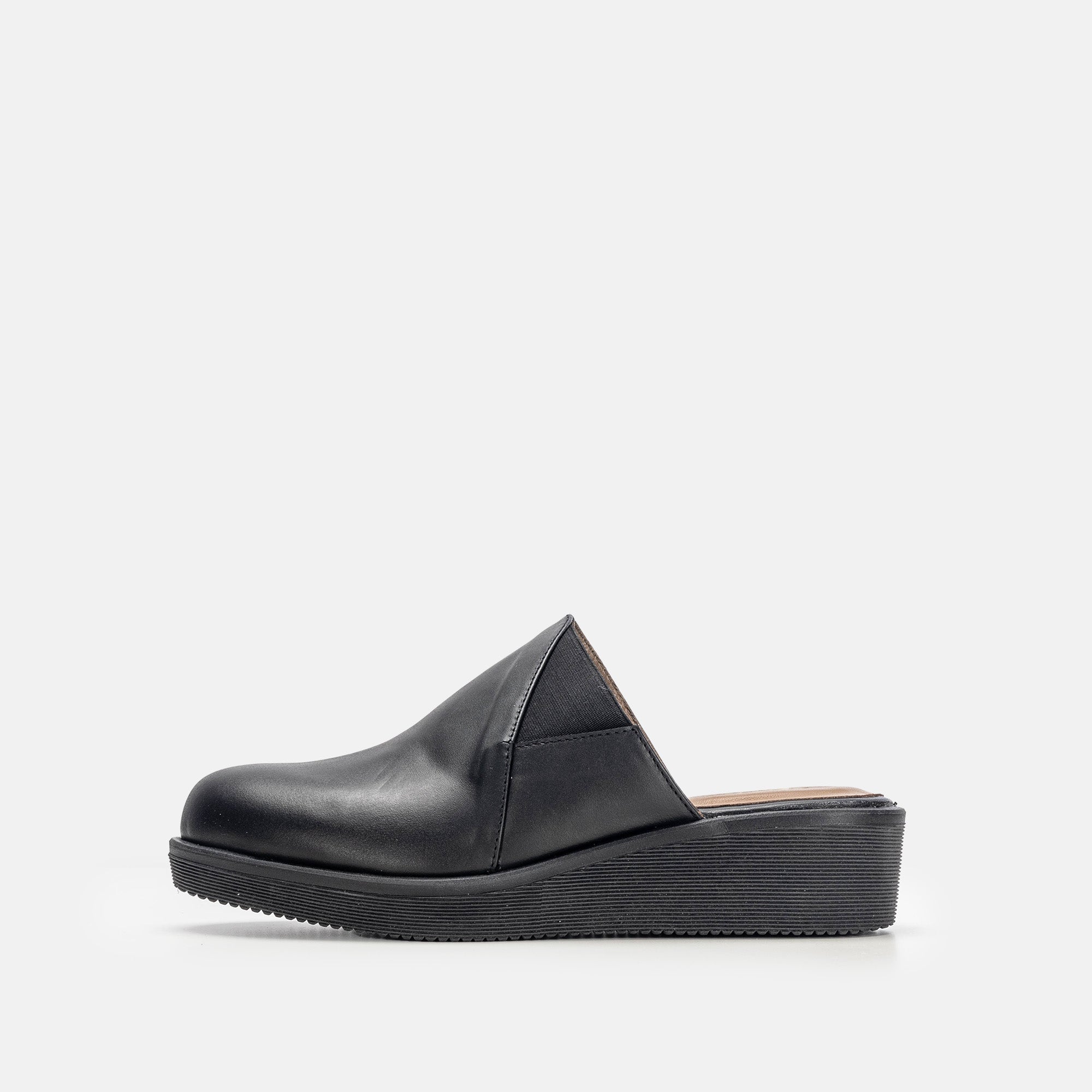 Volzak 051 Sabot en cuir Noir