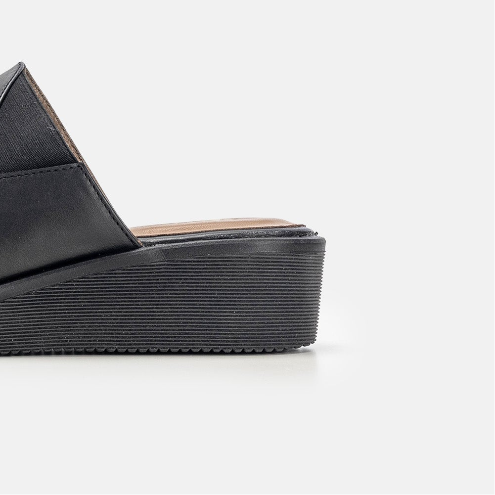 Volzak 051 Sabot en cuir Noir