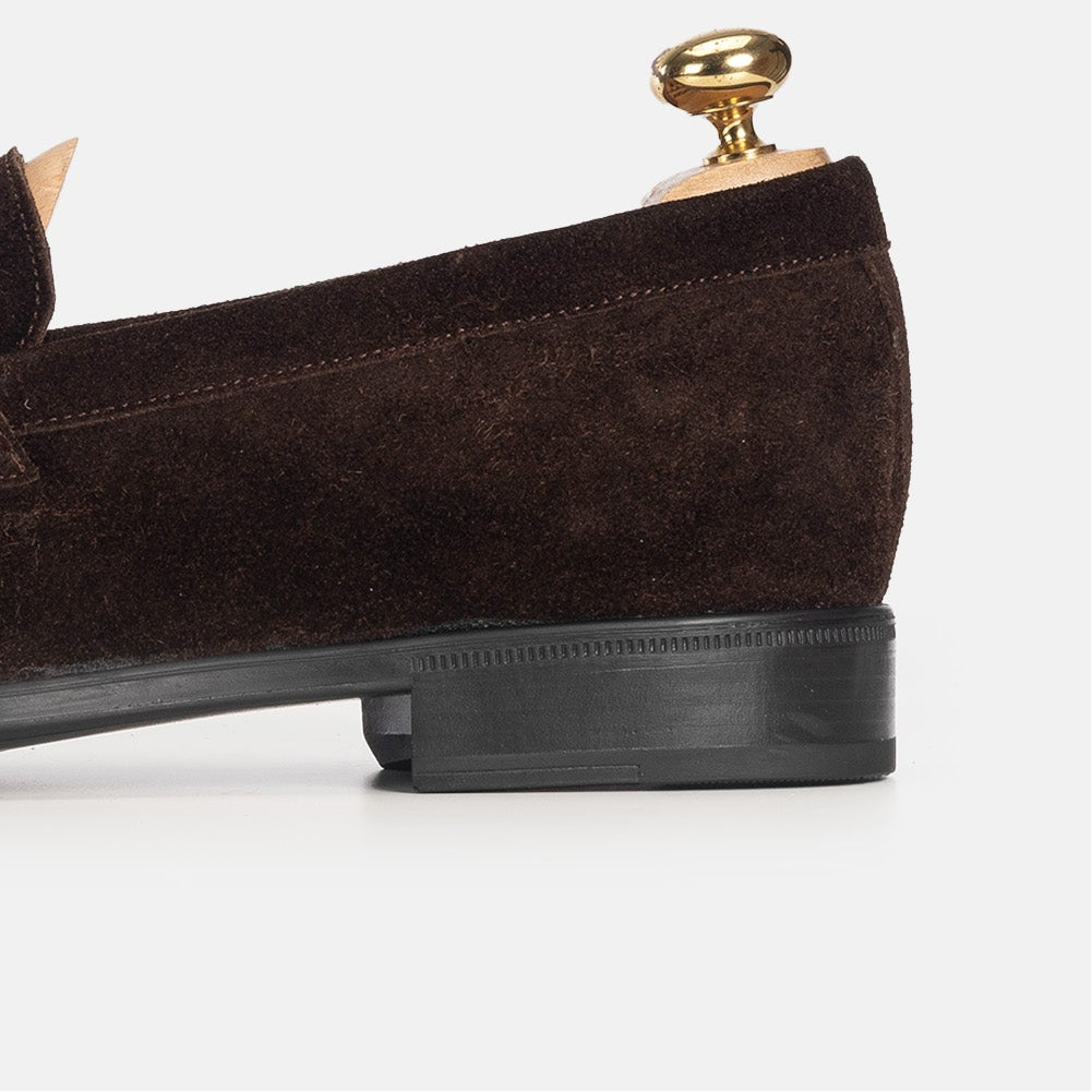 Volzak 5157 mocassin en daim marron