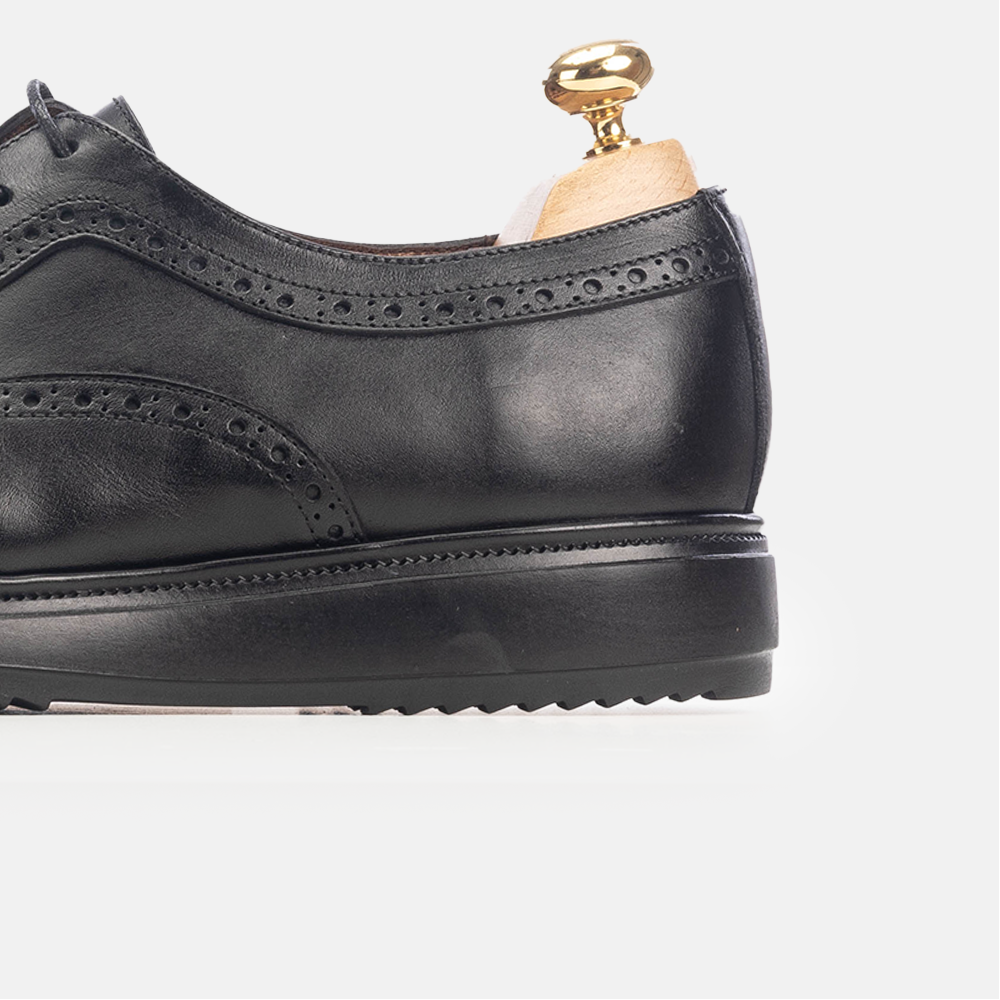 Volzak 5235 chaussure en cuir noir