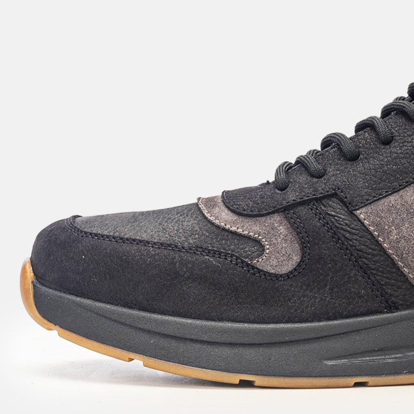 Volzak 3038 Nubuck sneaker Black Gray