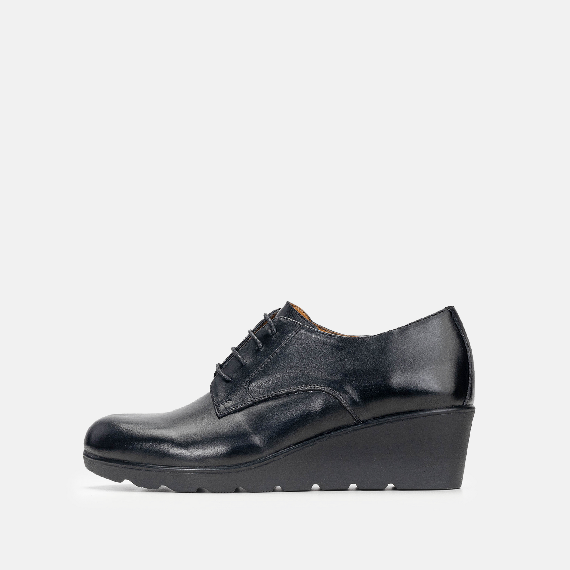 Volzak 5054 Black Leather Shoe