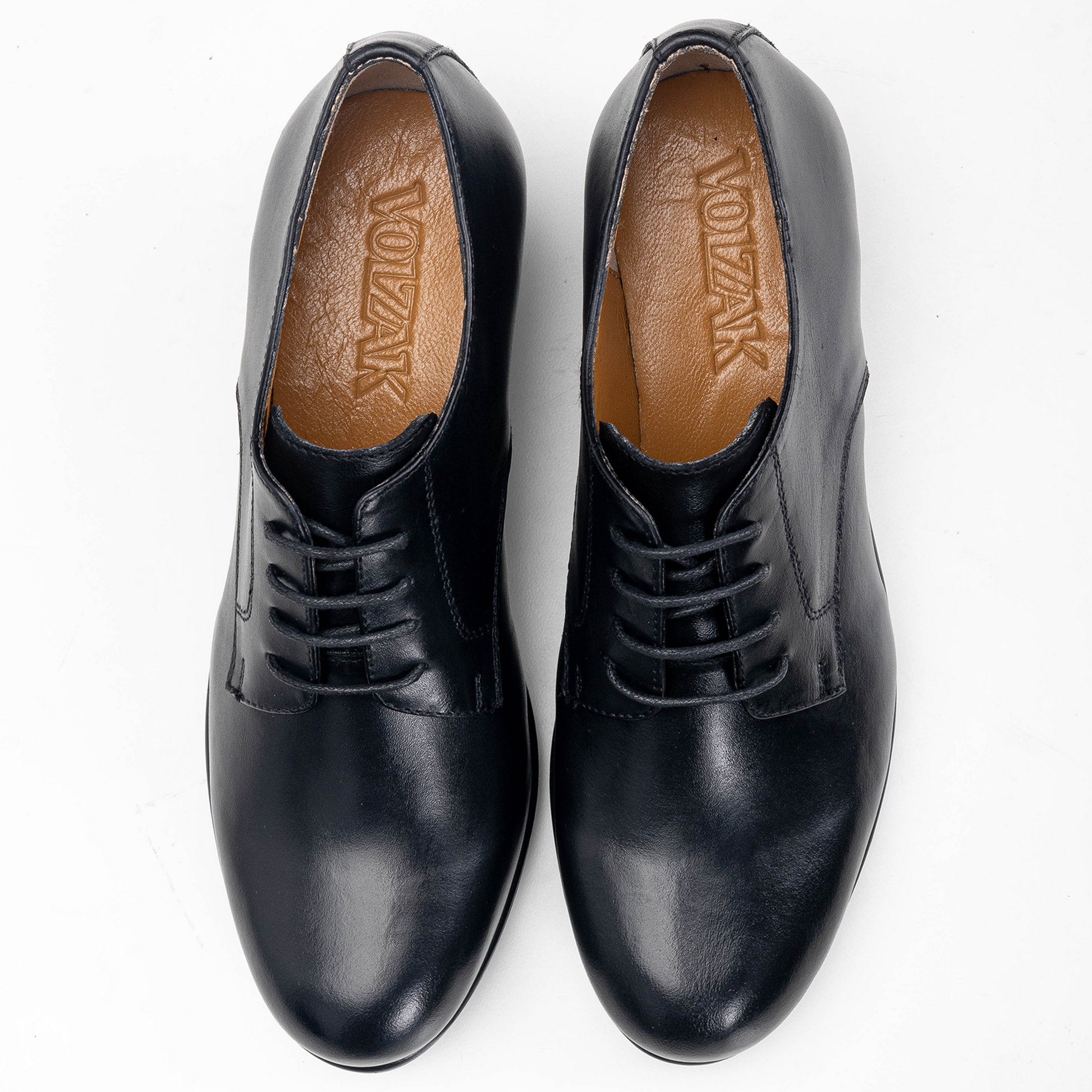 Volzak 5054 Black Leather Shoe