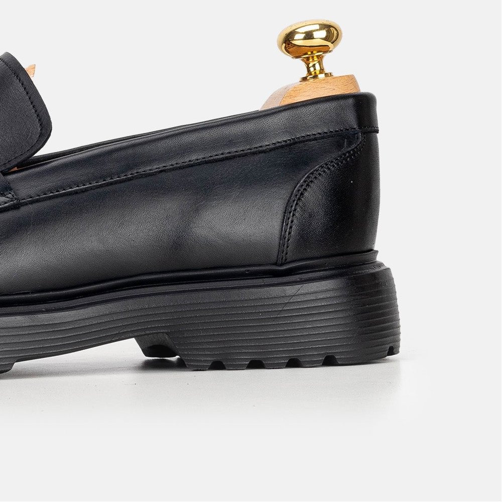 Volzak 5308 leather shoe Black