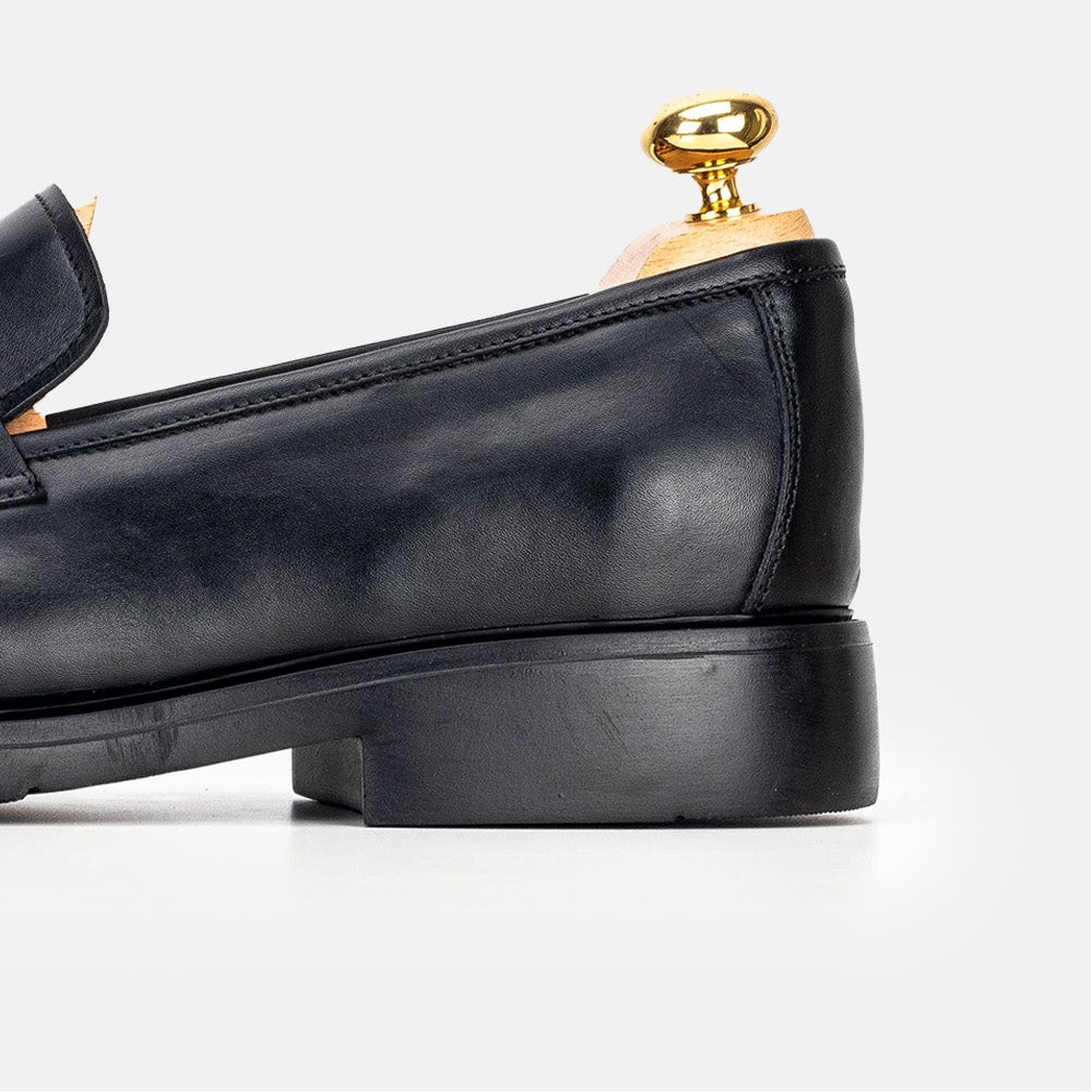 Volzak 5321 leather shoe Black