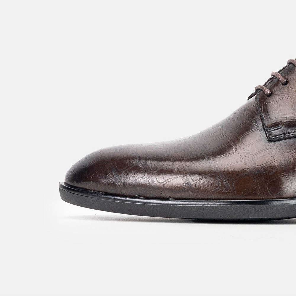 Volzak 5323 Vintage Brown Leather Shoe