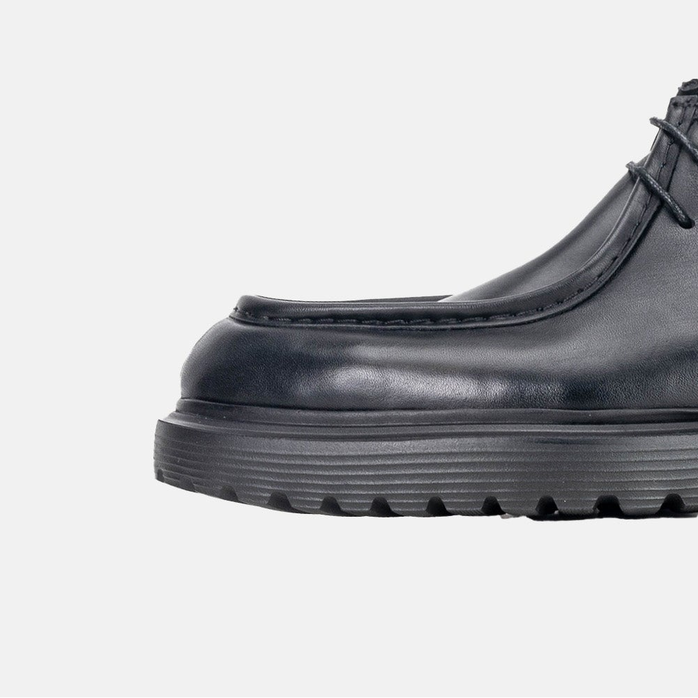 Volzak 5322 leather shoe Black