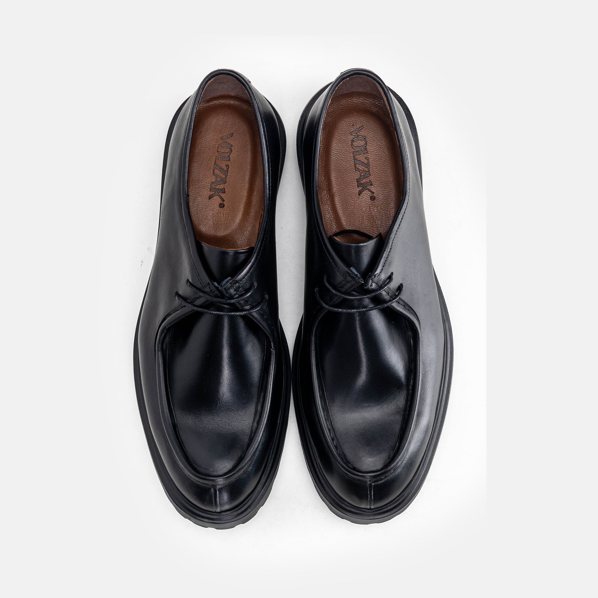Volzak 5322 leather shoe Black