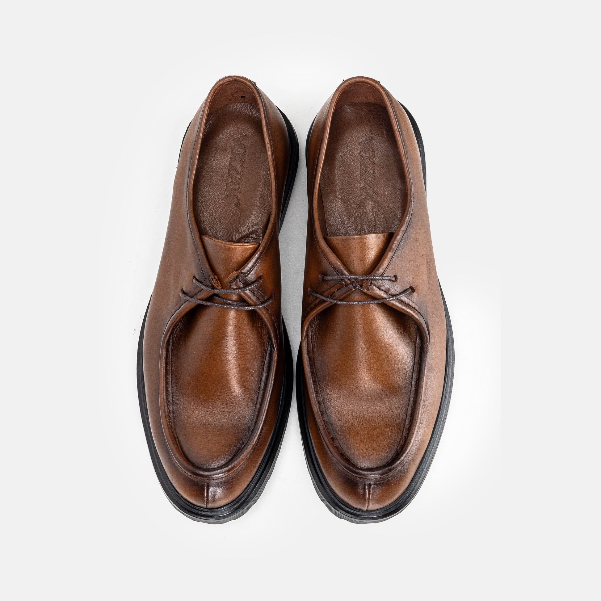 Volzak 5322 Vintage Brown Leather Shoe